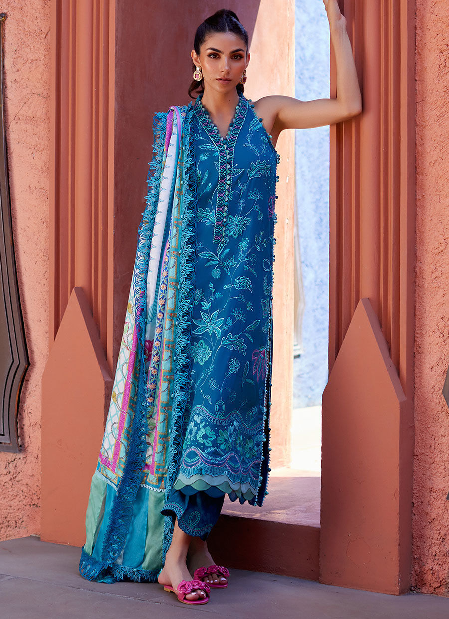 Farah Talib Aziz | Suay Lawn 24 | MOANNA TEAL - House Of Anaya