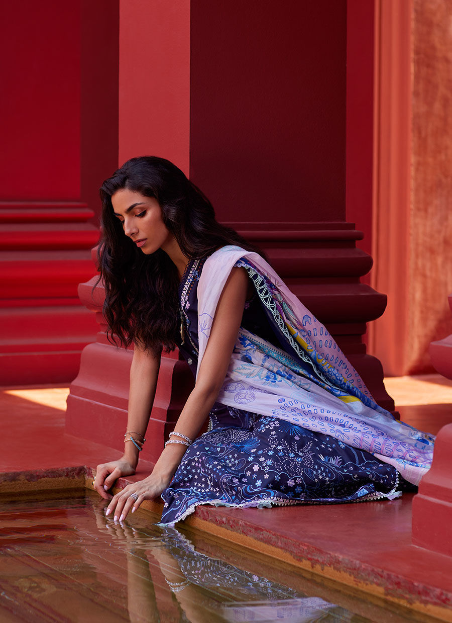 Farah Talib Aziz | Suay Lawn 24 | IZEA BLUE - House Of Anaya
