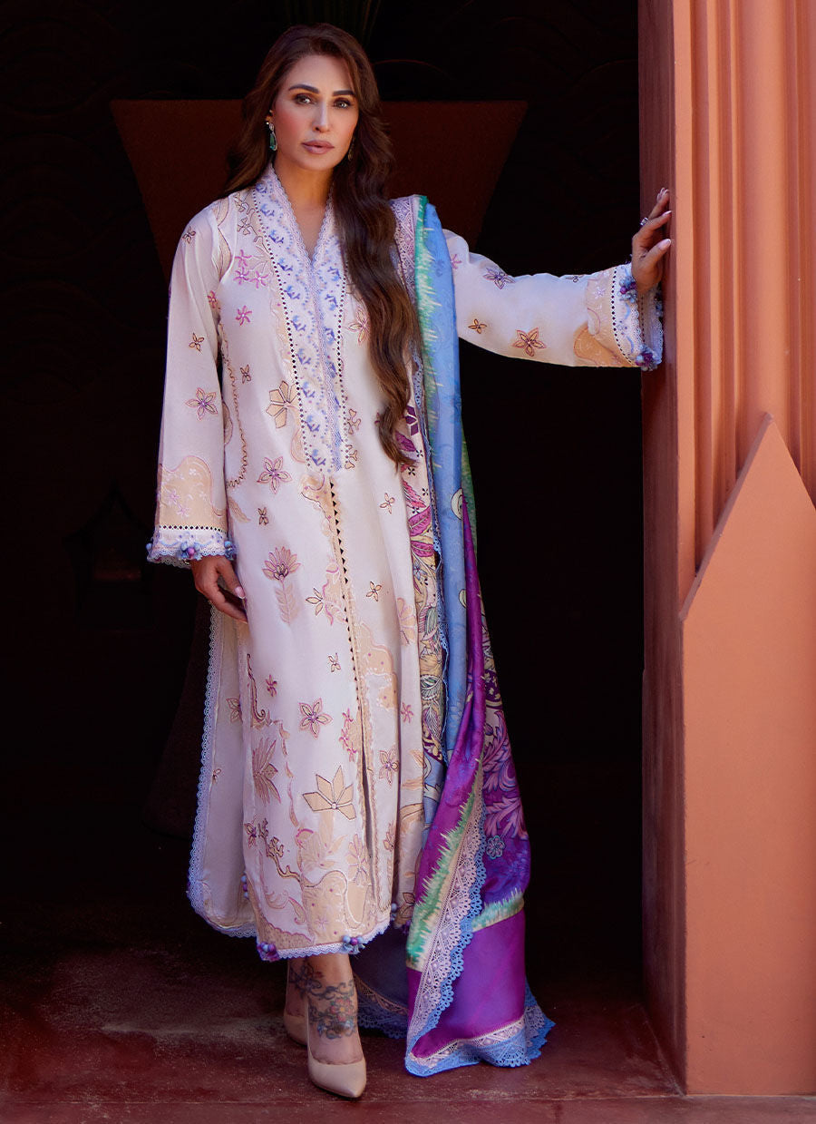 Farah Talib Aziz | Suay Lawn 24 | MIWA IVORY - House Of Anaya
