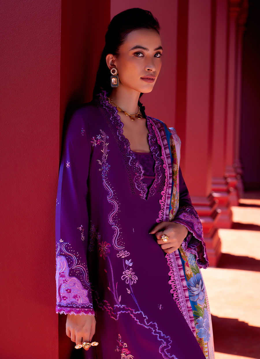Farah Talib Aziz | Suay Lawn 24 | YURI PURPLE - House Of Anaya
