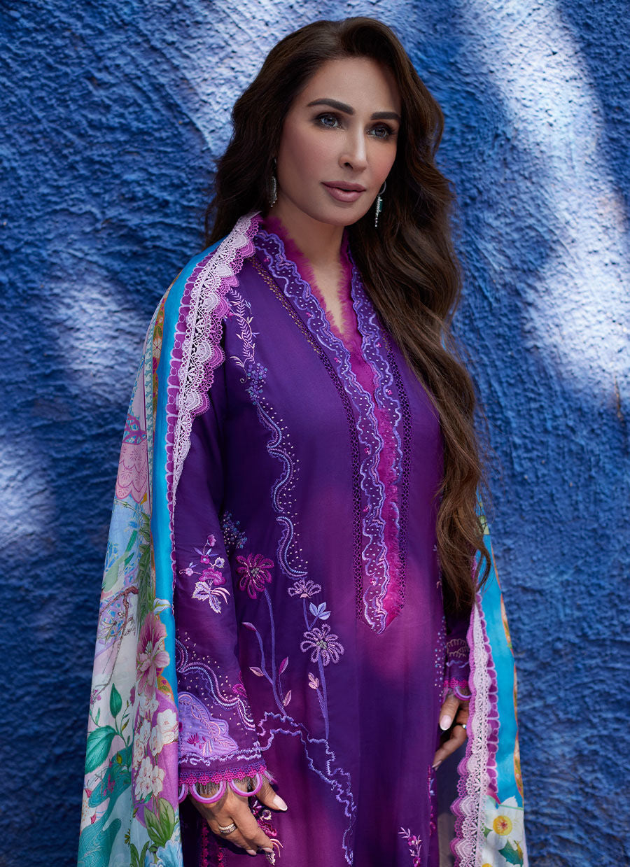 Farah Talib Aziz | Suay Lawn 24 | YURI PURPLE - House Of Anaya