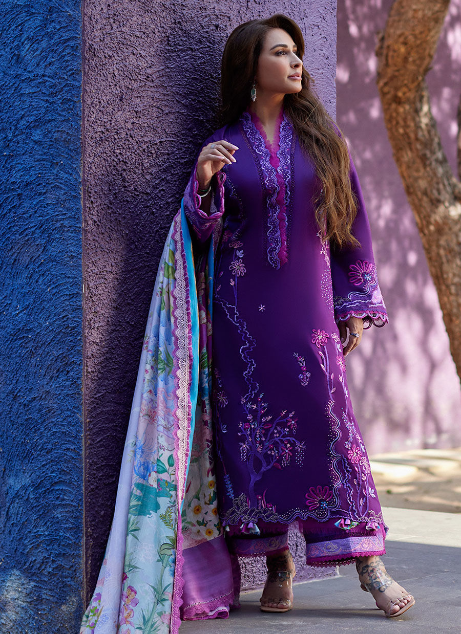 Farah Talib Aziz | Suay Lawn 24 | YURI PURPLE - House Of Anaya