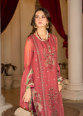 Strawberry | Rimjhim Chiffon Collection | FLS-RJ-003 - House of Zarish