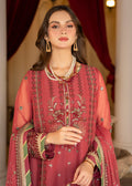 Strawberry | Rimjhim Chiffon Collection | FLS-RJ-003 - House of Zarish