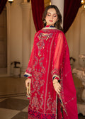 Strawberry | Rimjhim Chiffon Collection | FLS-RJ-007 - House of Zarish