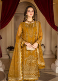 Strawberry | Rimjhim Chiffon Collection | FLS-RJ-009 - House of Zarish
