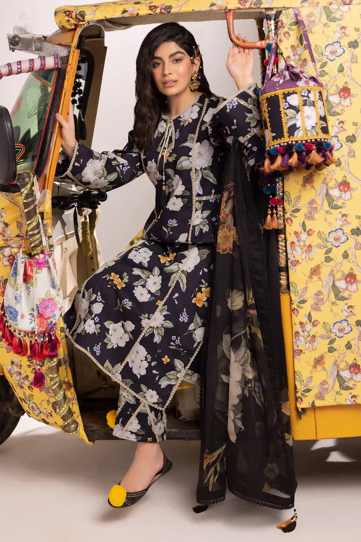 Alizeh | Sheen Lawn Prints 24 | Flora - House Of Anaya