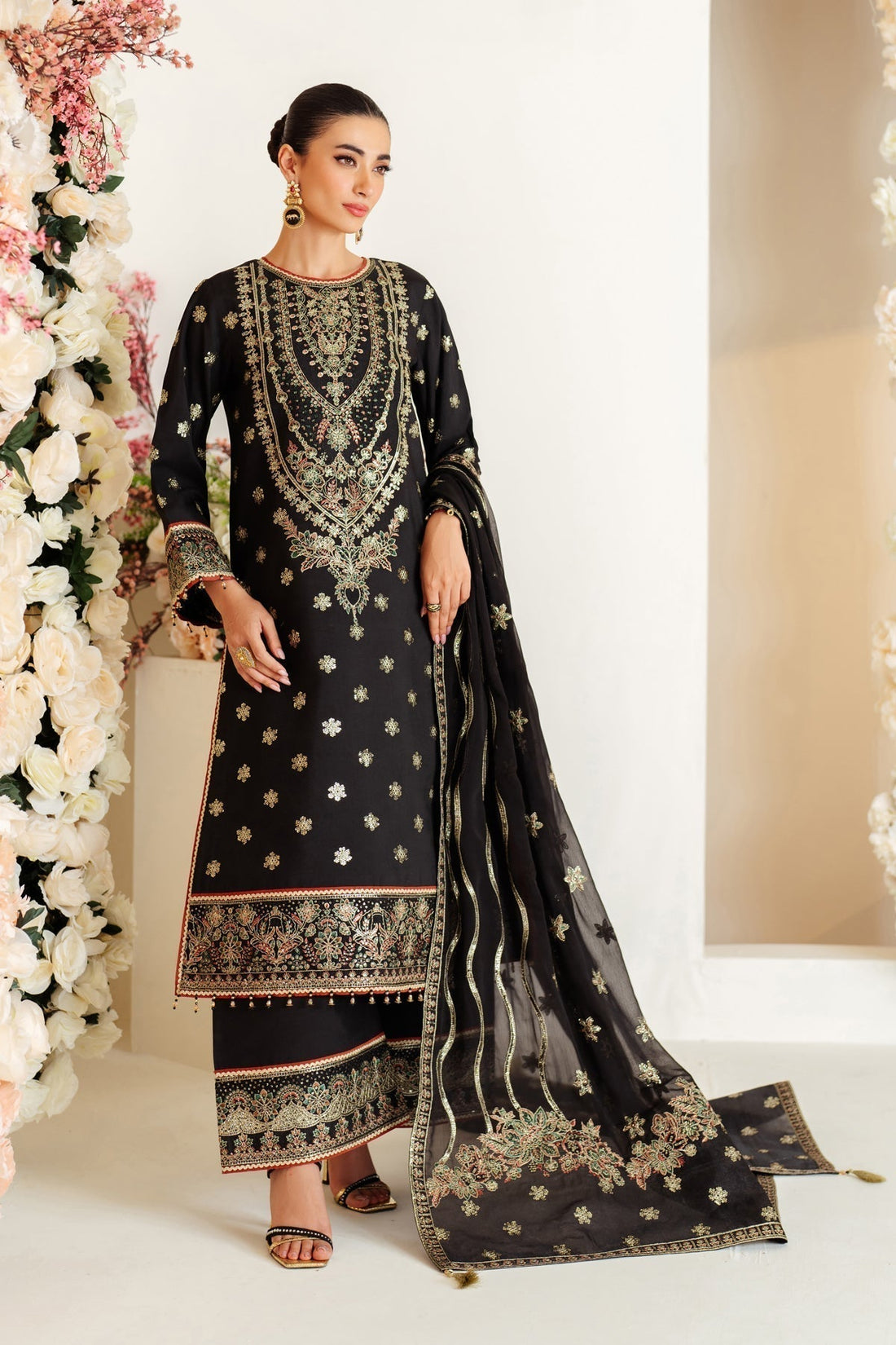 Alizeh | Luxury Raw Silk | AF-RS-07-GALE - House Of Anaya