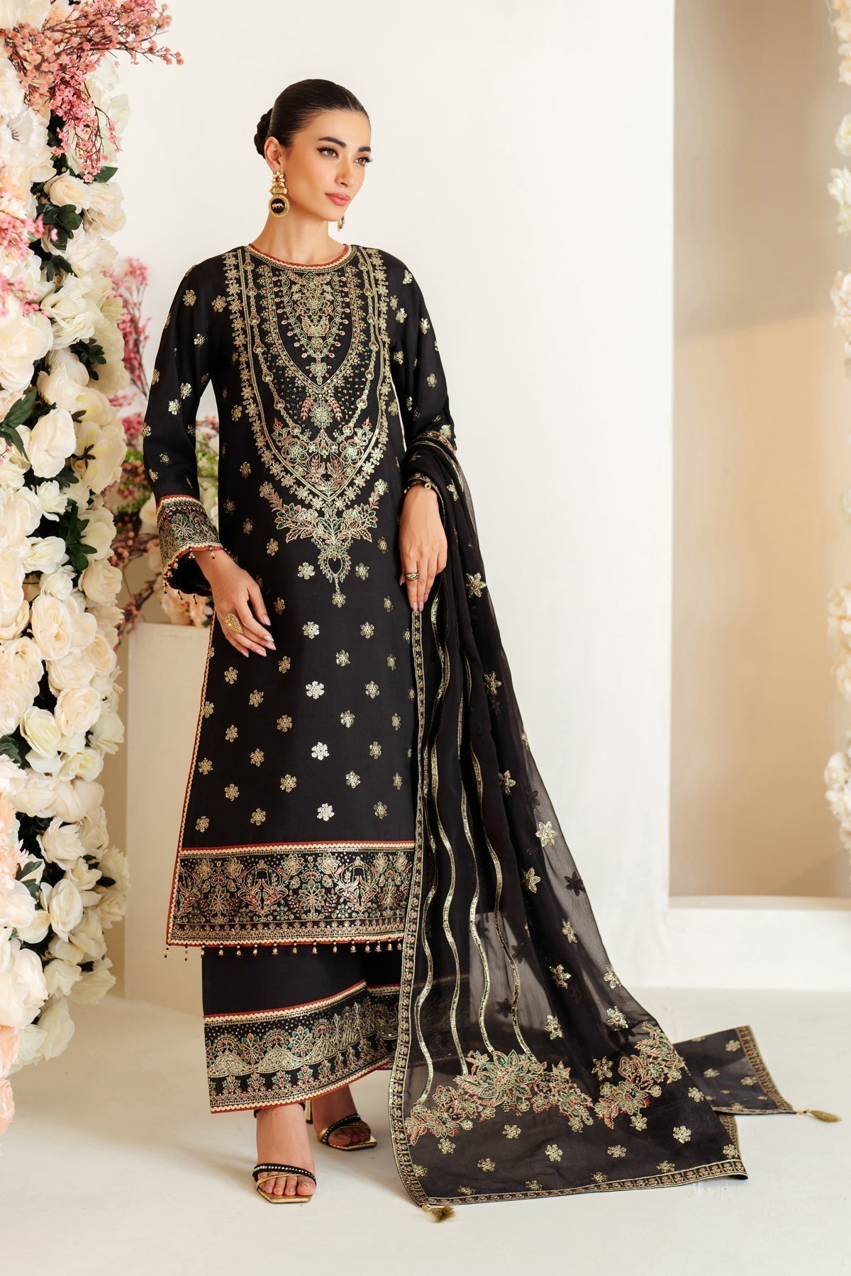 Alizeh | Luxury Raw Silk | AF-RS-07-GALE - House Of Anaya