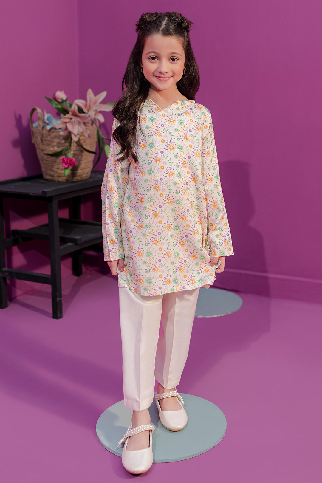Zellbury Girls | 1 Piece Viscose | Kurta - 1721 - House Of Zarish