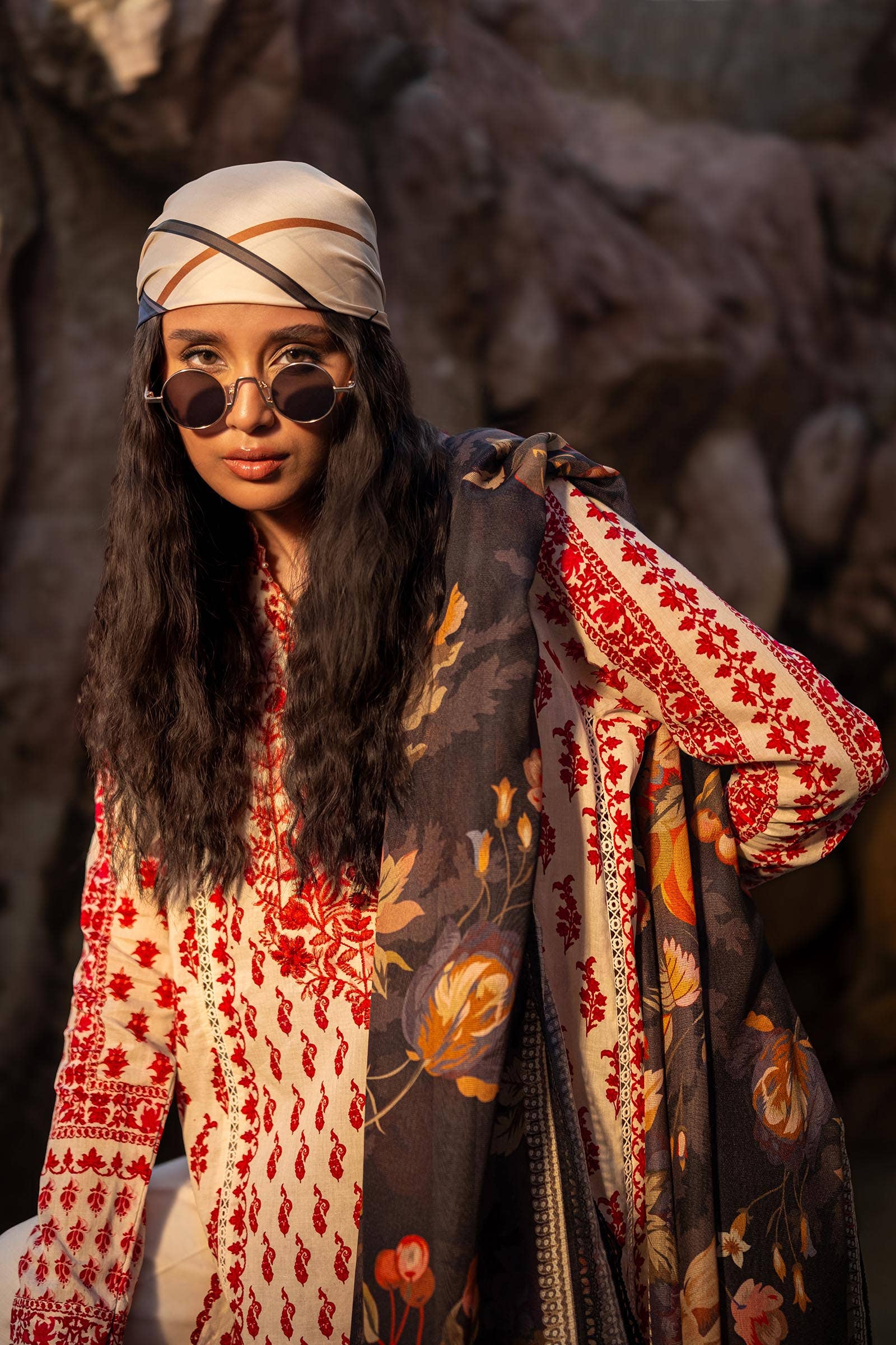 Sana Safinaz | Mahay Spring 24 | H241-006B-2BS - House Of Anaya