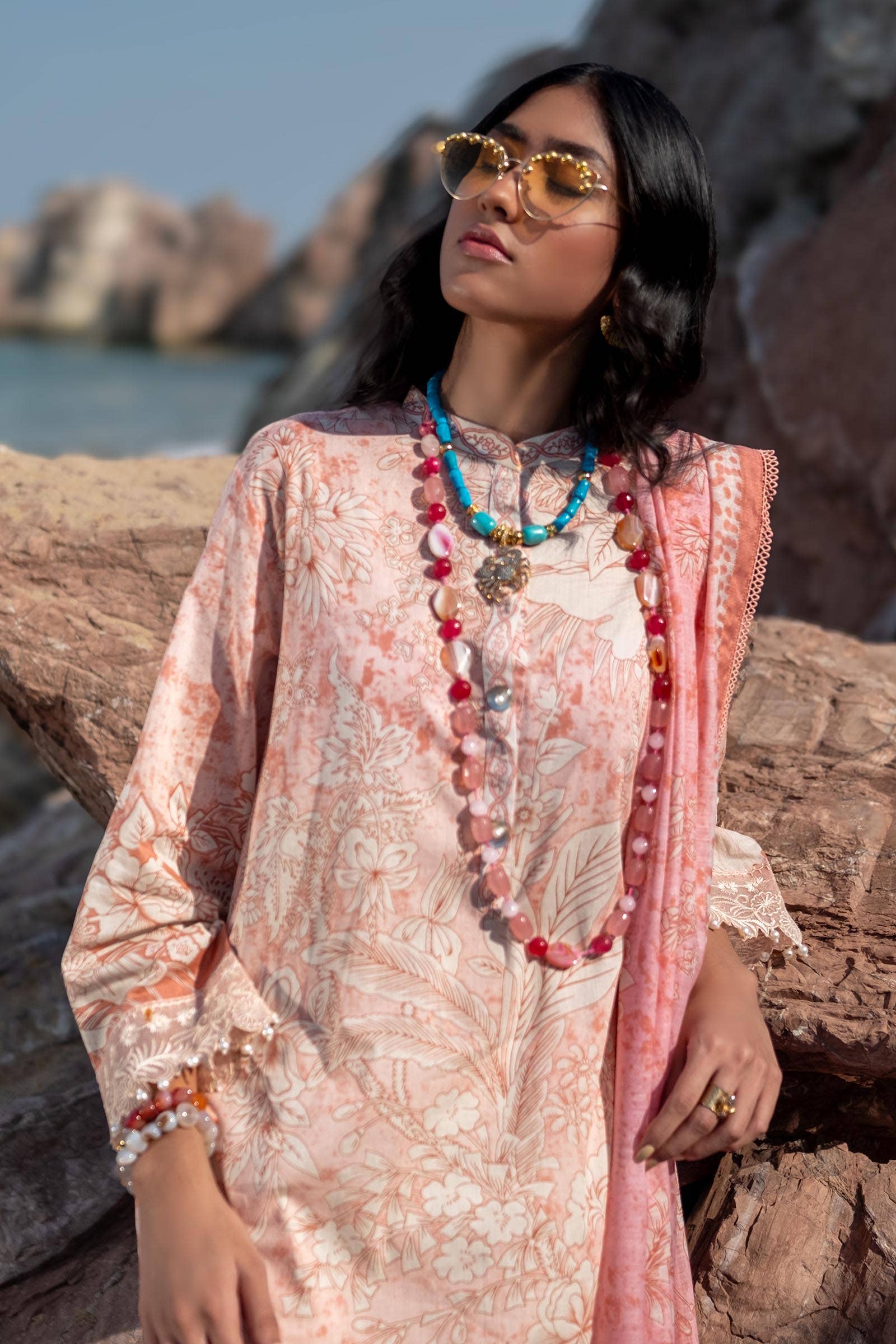 Sana Safinaz | Mahay Spring 24 | H241-009B-2DD - House Of Anaya