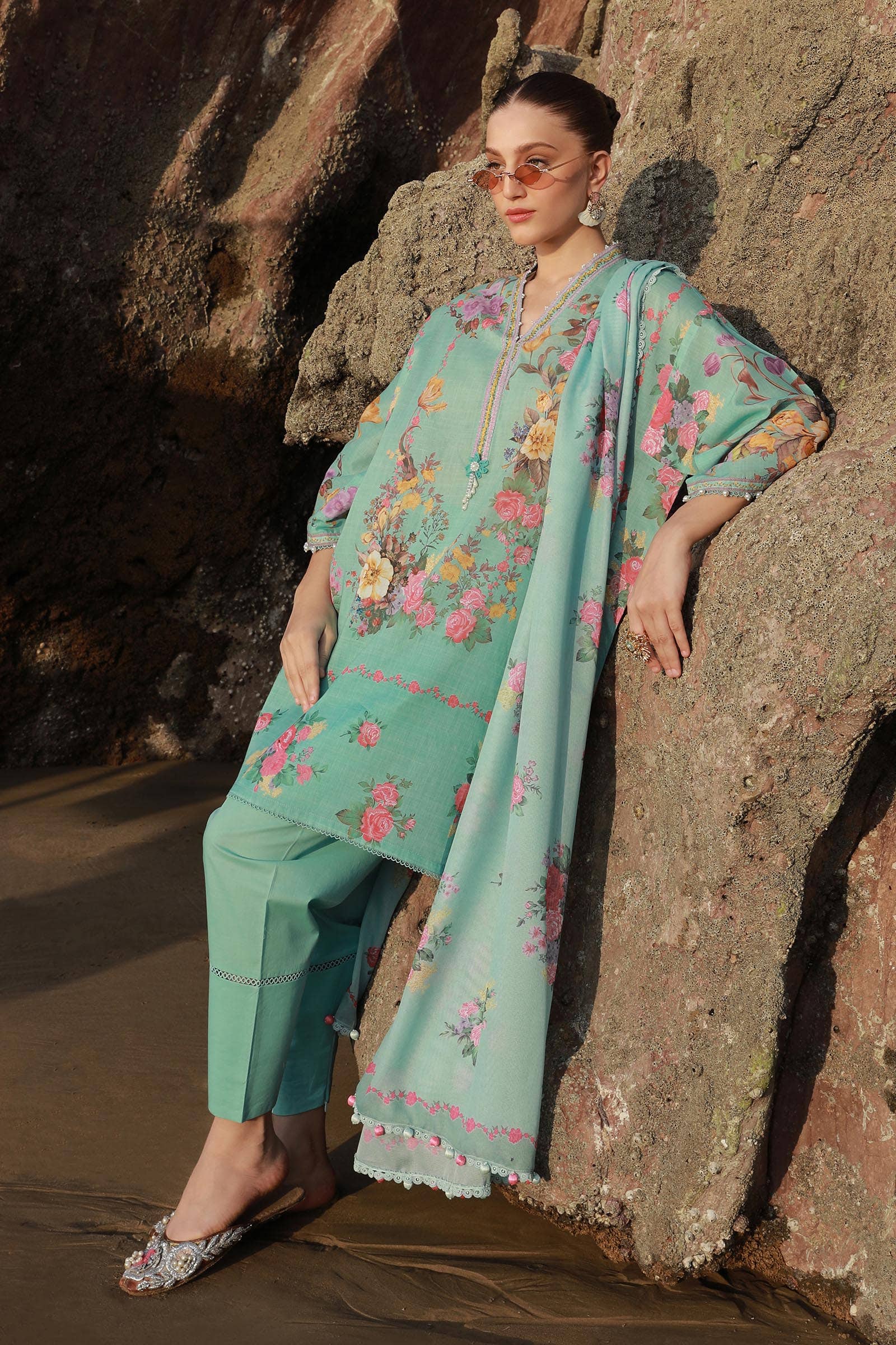 Sana Safinaz | Mahay Spring 24 | H241-026B-3CS - House Of Anaya