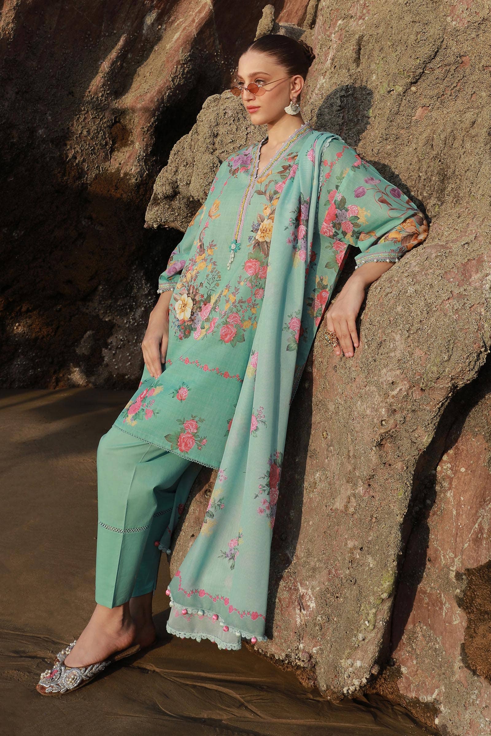 Sana Safinaz | Mahay Spring 24 | H241-026B-3CS - House Of Anaya