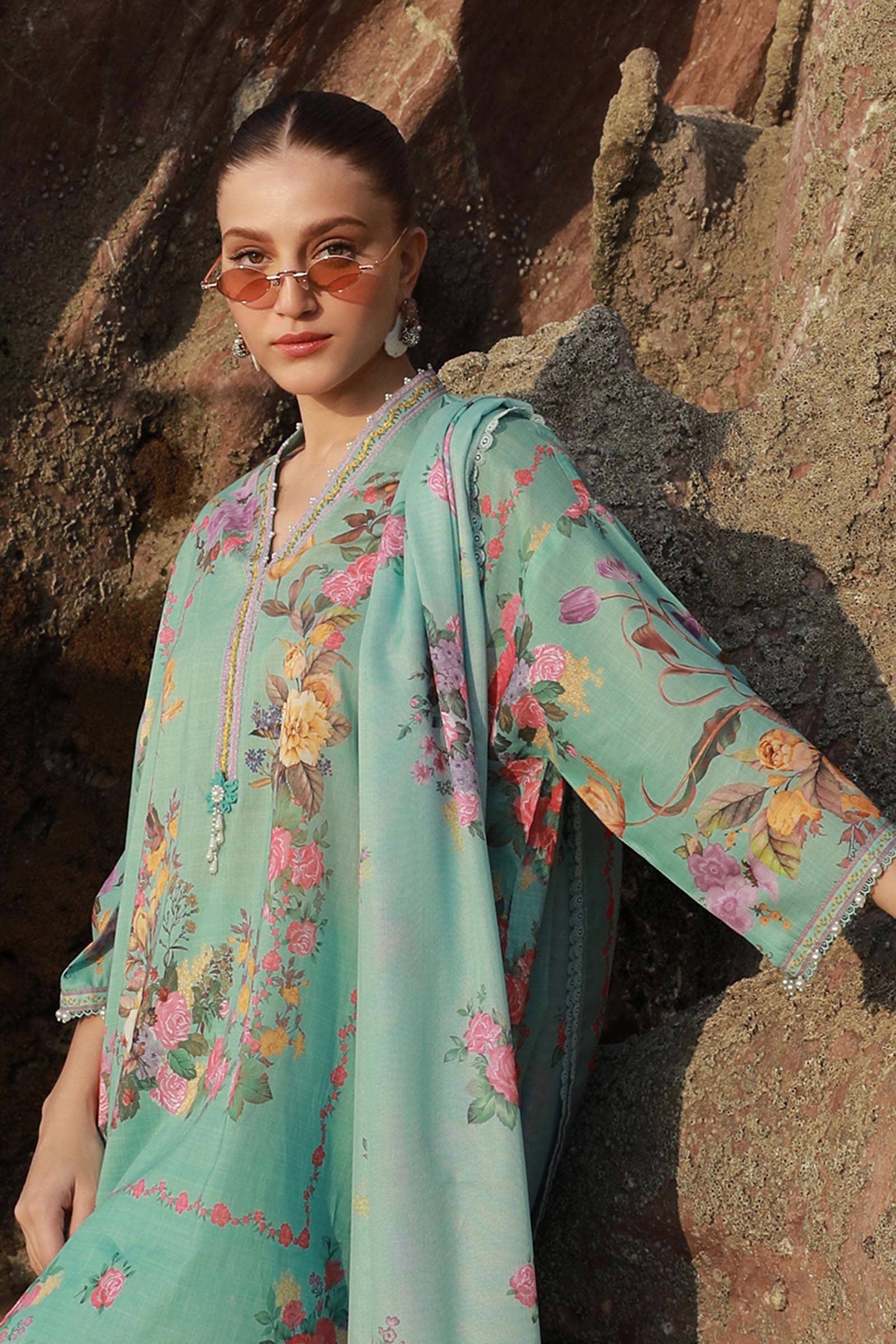 Sana Safinaz | Mahay Spring 24 | H241-026B-3CS - House Of Anaya
