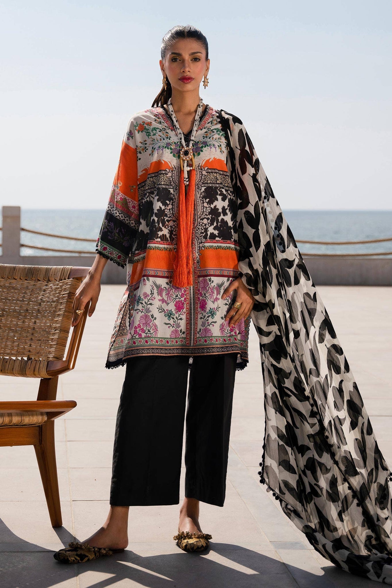 Sana Safinaz | Mahay Spring 24 | H241-027B-2I - House Of Anaya