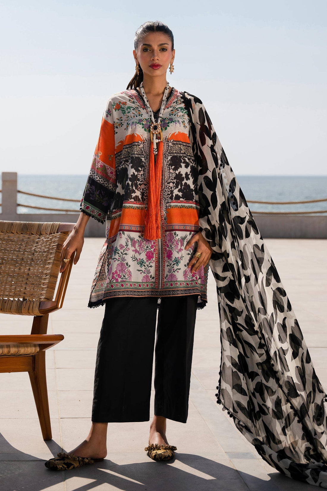 Sana Safinaz | Mahay Spring 24 | H241-027B-2I - House Of Anaya