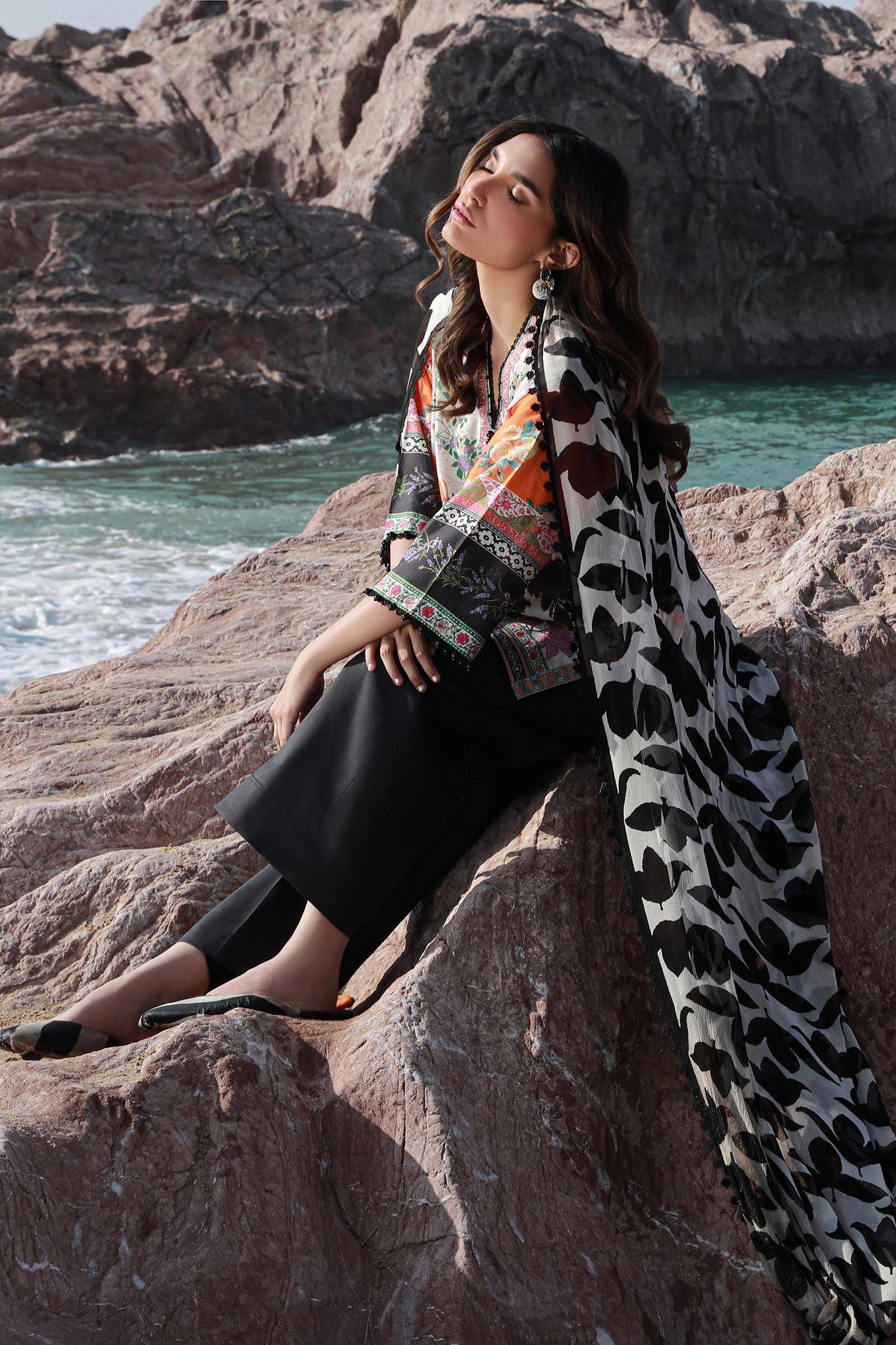 Sana Safinaz | Mahay Spring 24 | H241-027B-2I - House Of Anaya