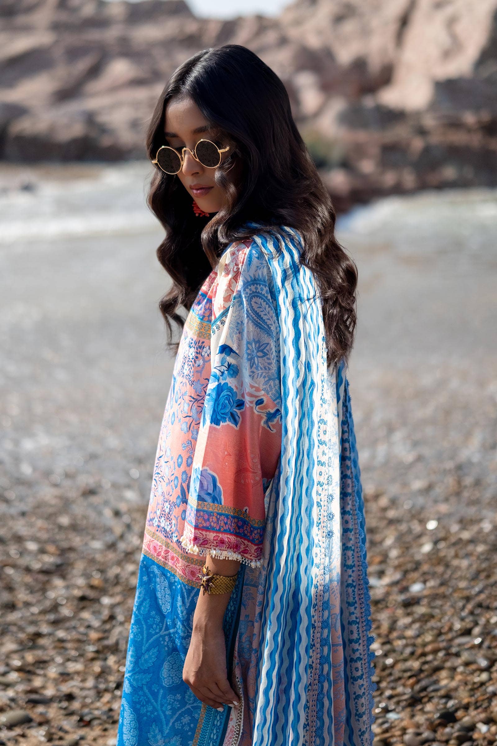 Sana Safinaz | Mahay Spring 24 | H241-028B-2BG - House Of Anaya