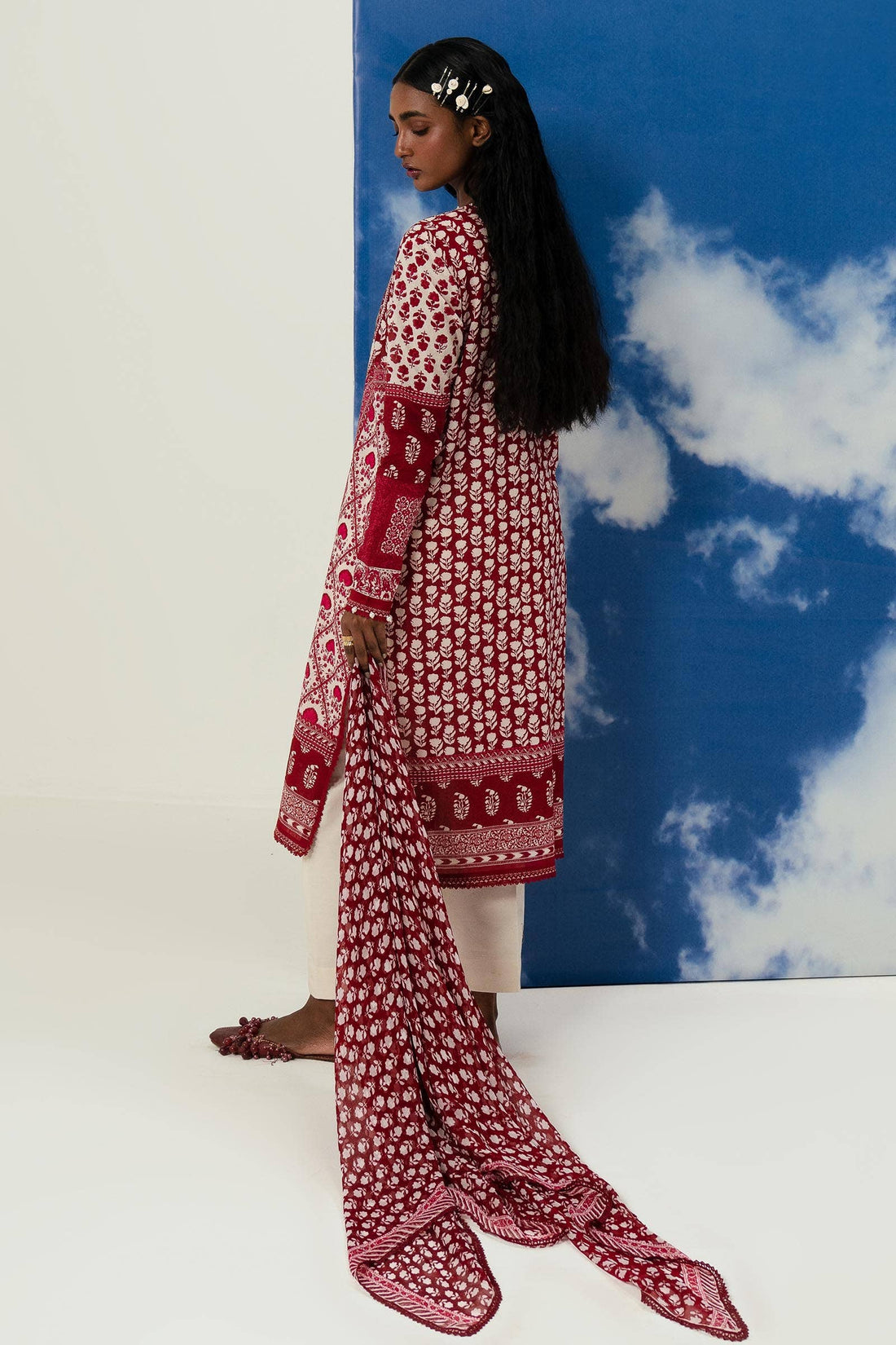 Sana Safinaz | Mahay Summer Lawn 24 | S-44 - House Of Anaya