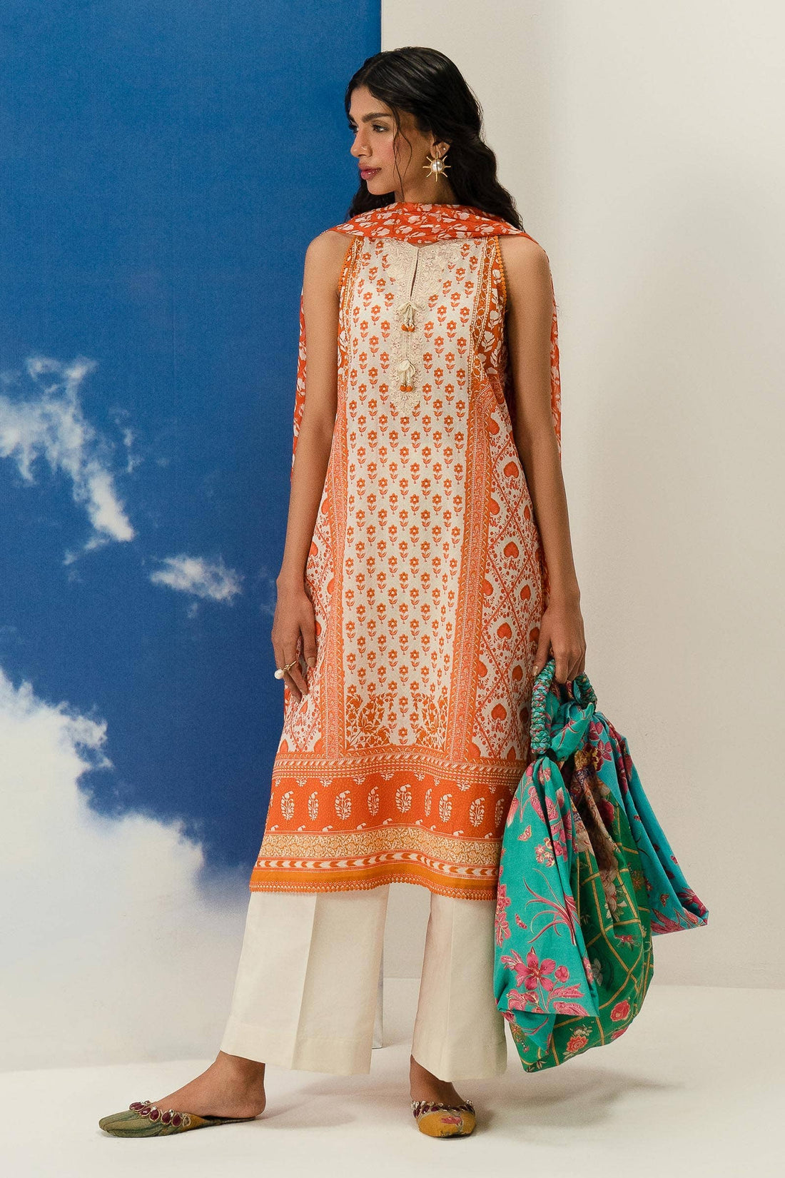 Sana Safinaz | Mahay Summer Lawn 24 | S-43 - House Of Anaya