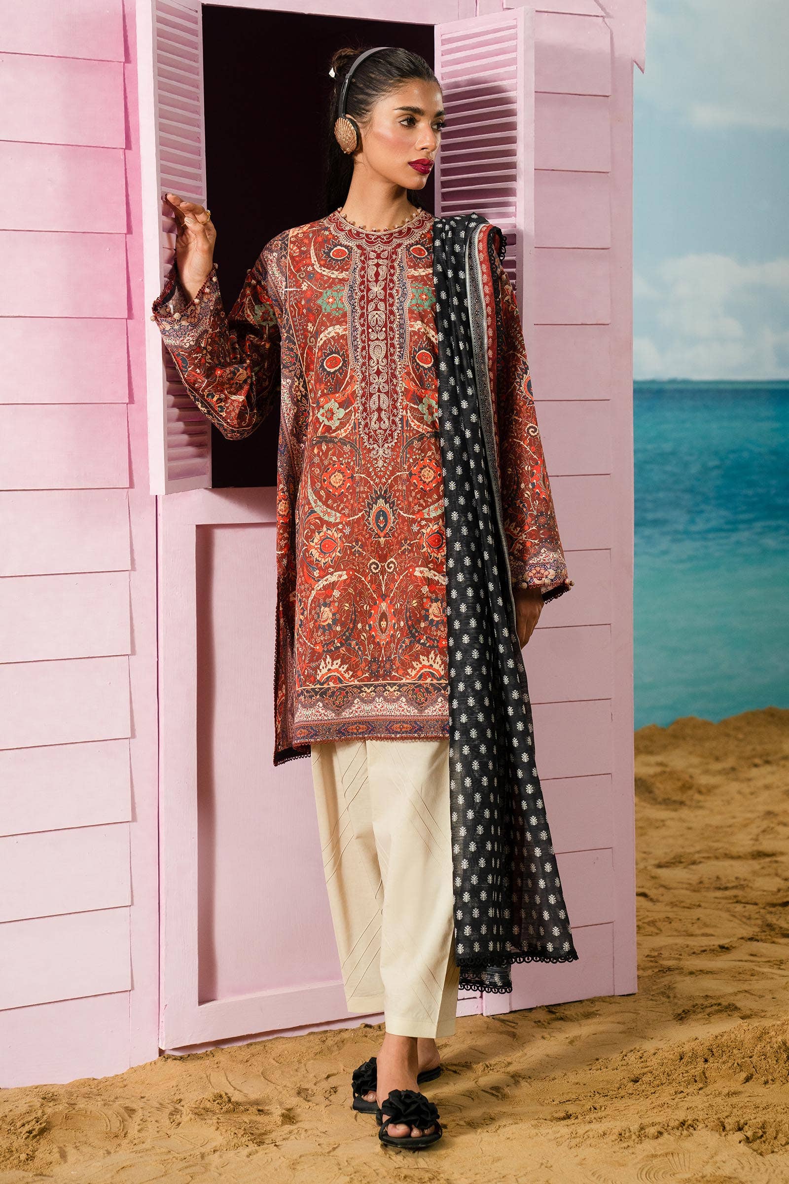 Sana Safinaz | Mahay Summer Lawn 24 | S-42 - House Of Anaya