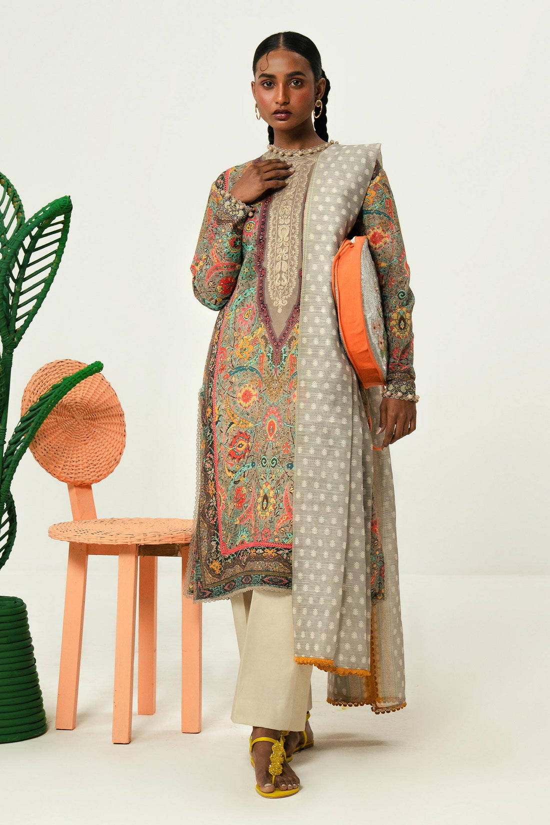 Sana Safinaz | Mahay Summer Lawn 24 | S-41 - House Of Anaya
