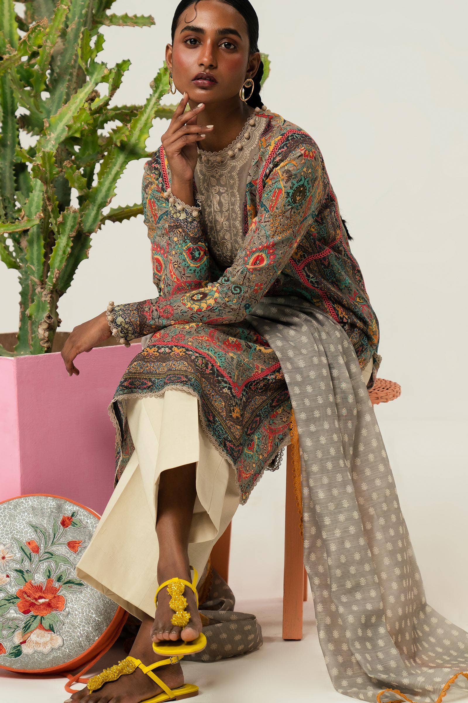 Sana Safinaz | Mahay Summer Lawn 24 | S-41 - House Of Anaya