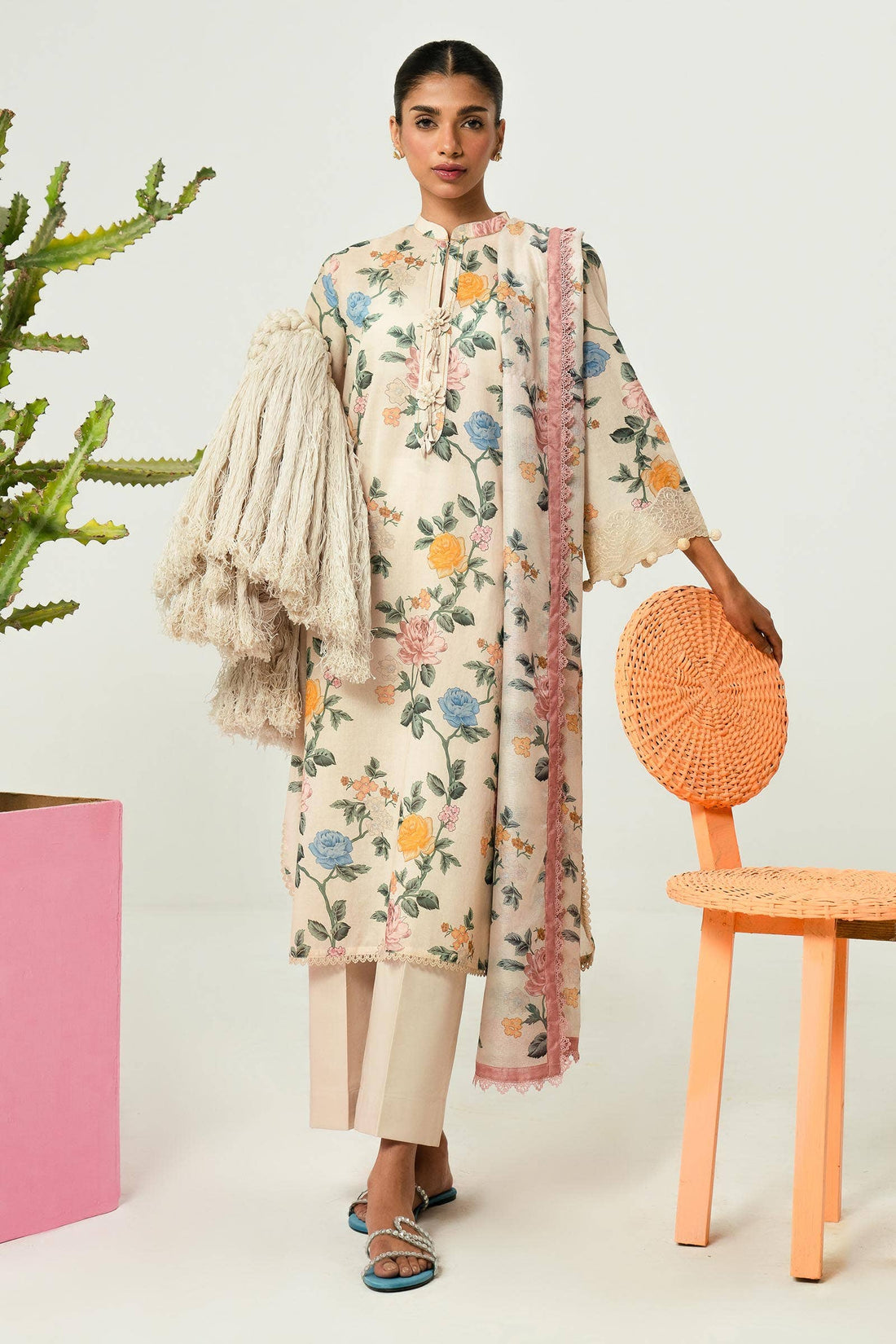 Sana Safinaz | Mahay Summer Lawn 24 | S-40 - House Of Anaya
