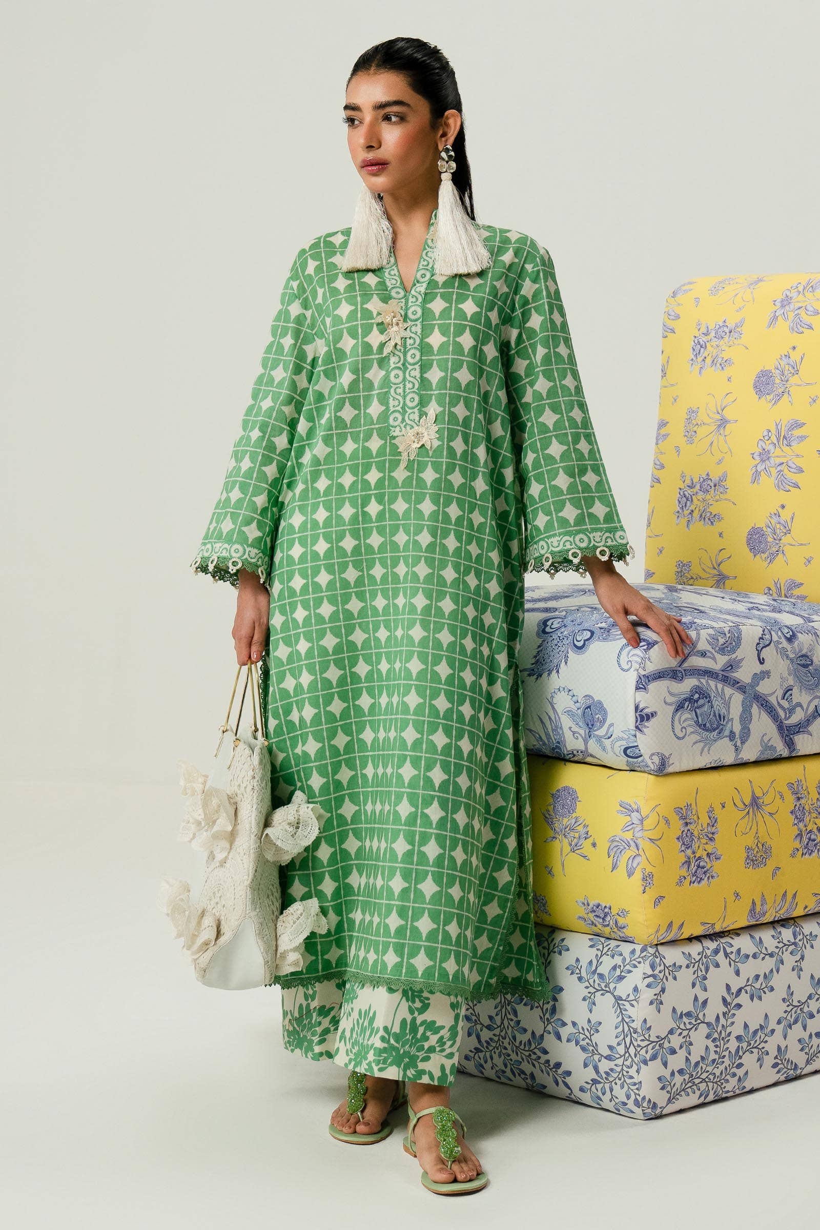 Sana Safinaz | Mahay Summer Lawn 24 | S-37 - House Of Anaya