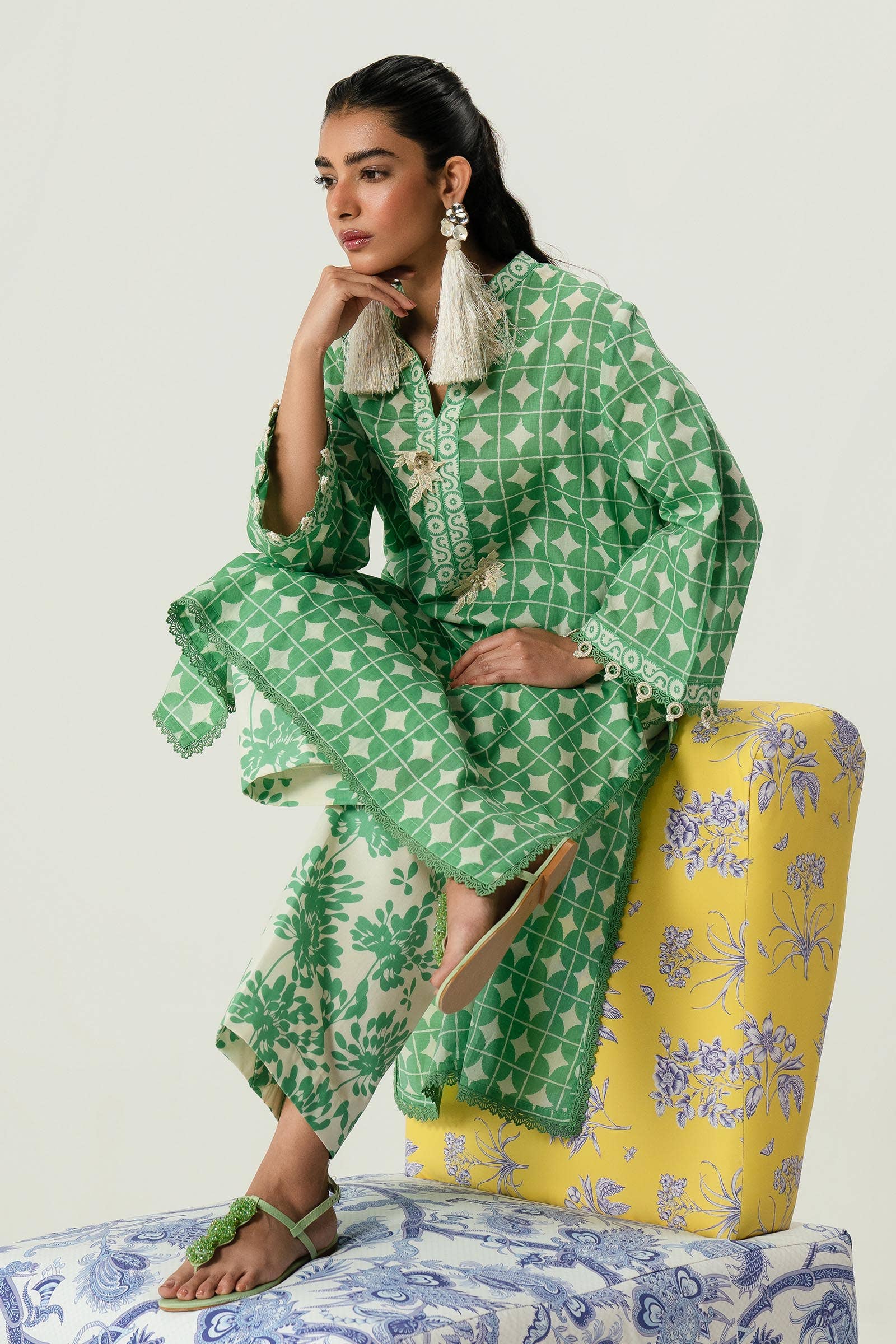 Sana Safinaz | Mahay Summer Lawn 24 | S-37 - House Of Anaya