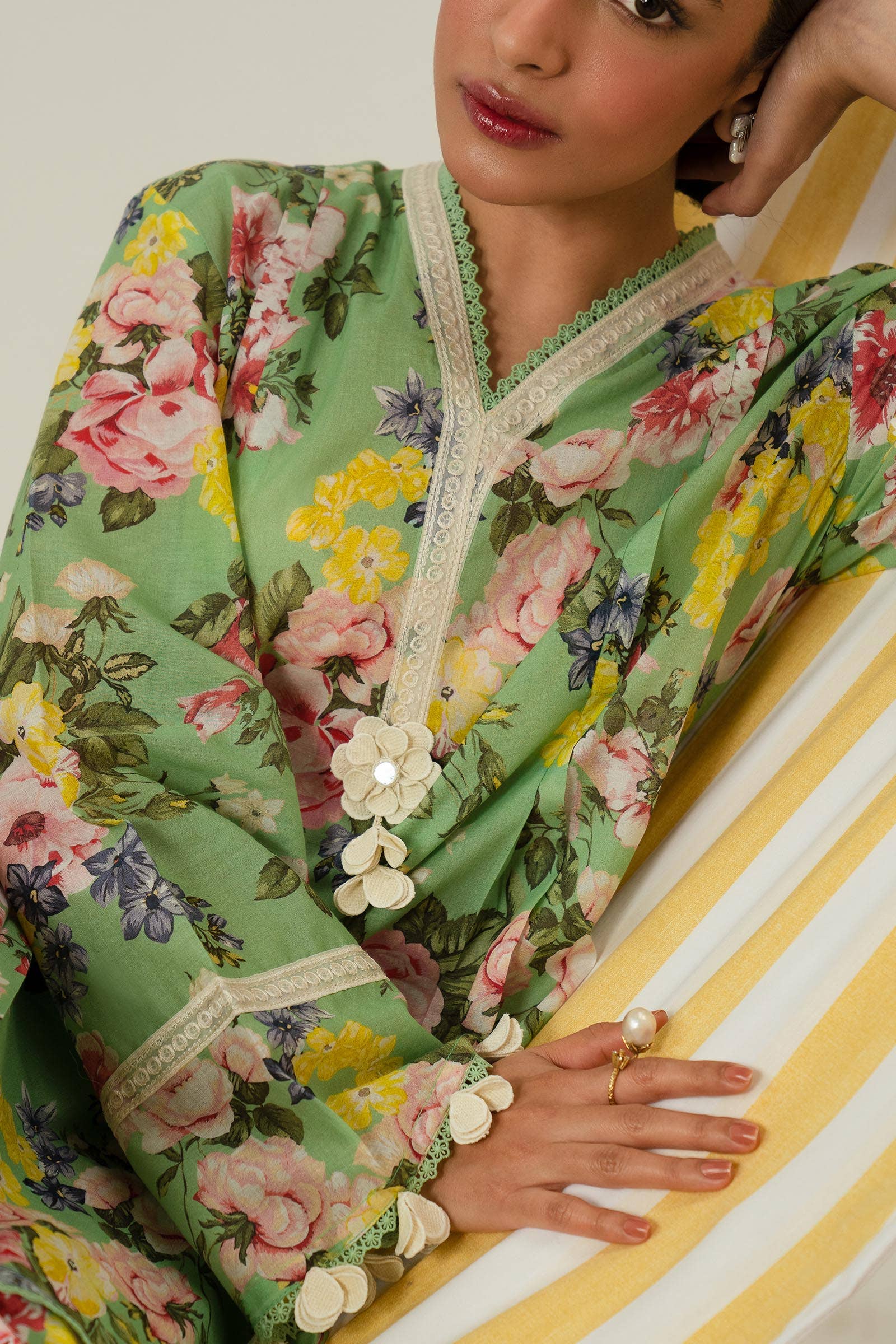 Sana Safinaz | Mahay Summer Lawn 24 | S-35 - House Of Anaya