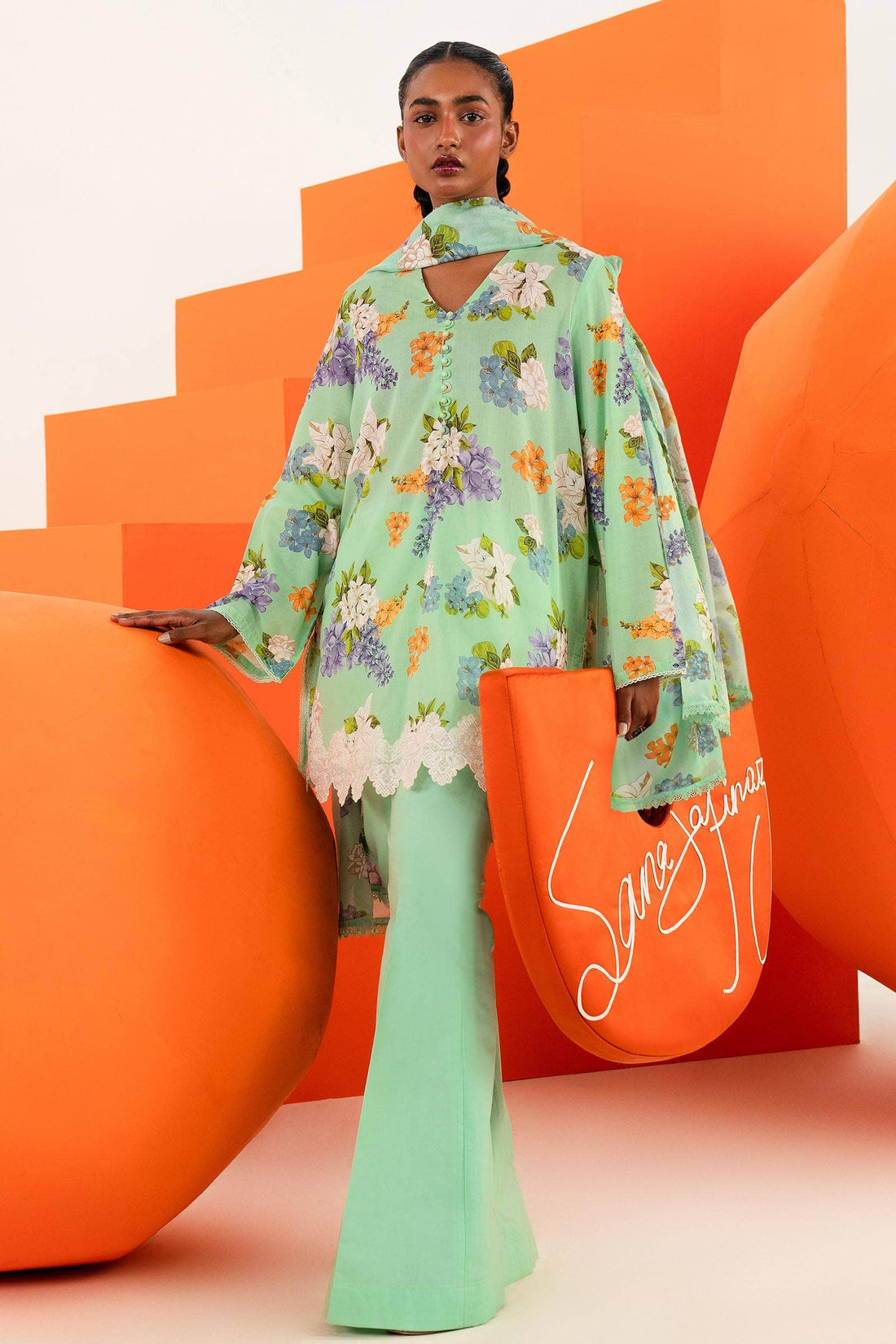 Sana Safinaz | Mahay Summer Lawn 24 | S-34 - House Of Anaya