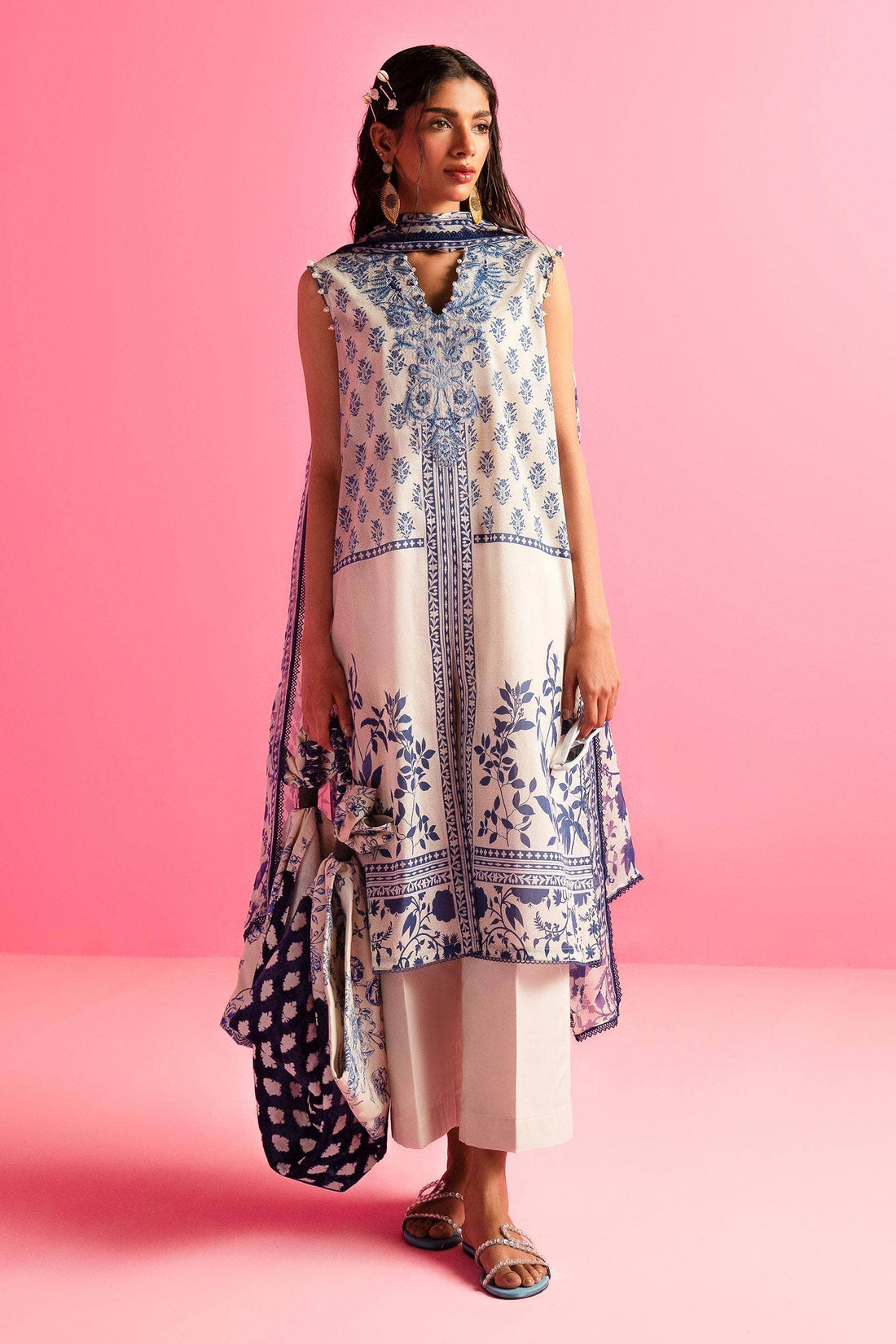 Sana Safinaz | Mahay Summer Lawn 24 | S-30 - House Of Anaya