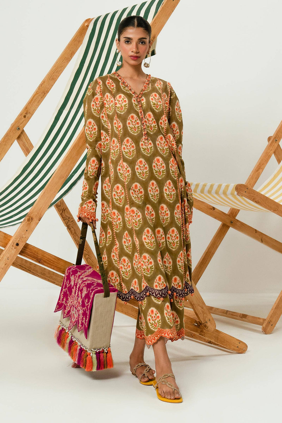 Sana Safinaz | Mahay Summer Lawn 24 | S-28 - House Of Anaya