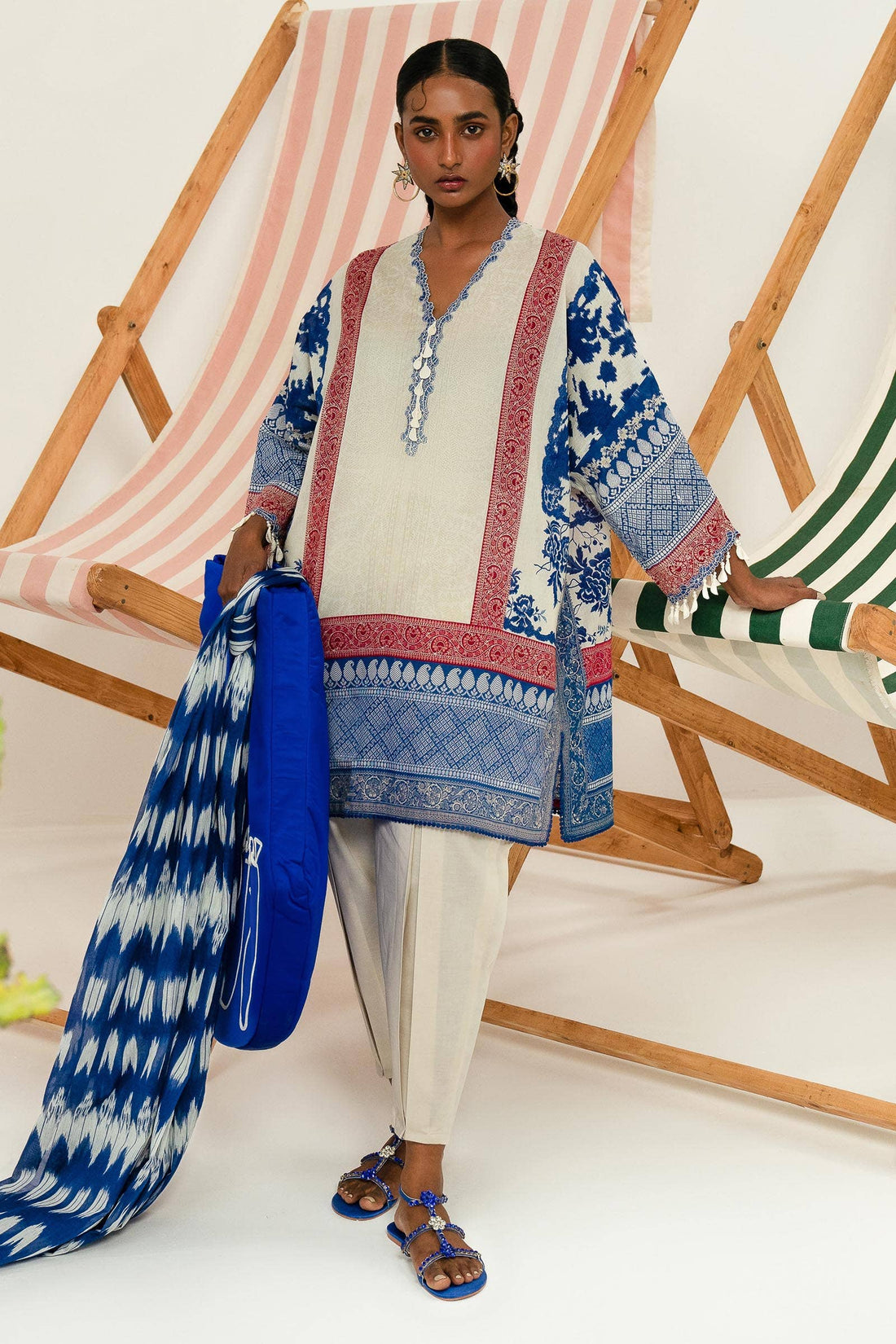 Sana Safinaz | Mahay Summer Lawn 24 | S-27 - House Of Anaya