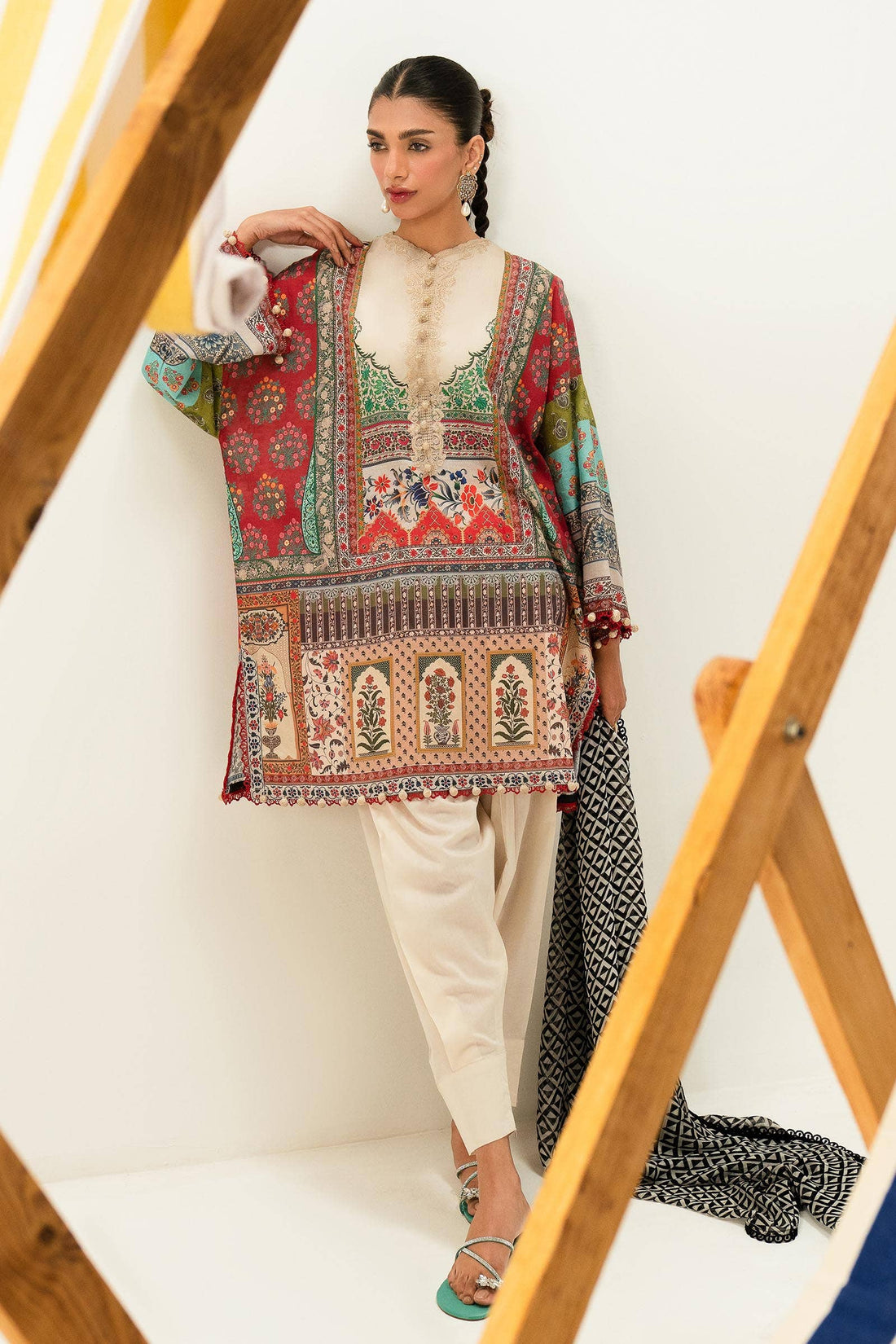 Sana Safinaz | Mahay Summer Lawn 24 | S-26 - House Of Anaya