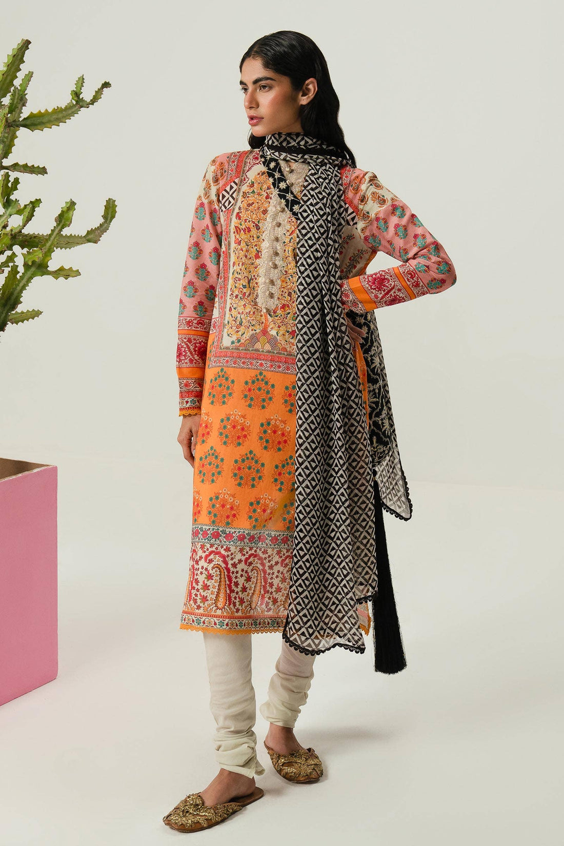 Sana Safinaz | Mahay Summer Lawn 24 | S-25 - House Of Anaya