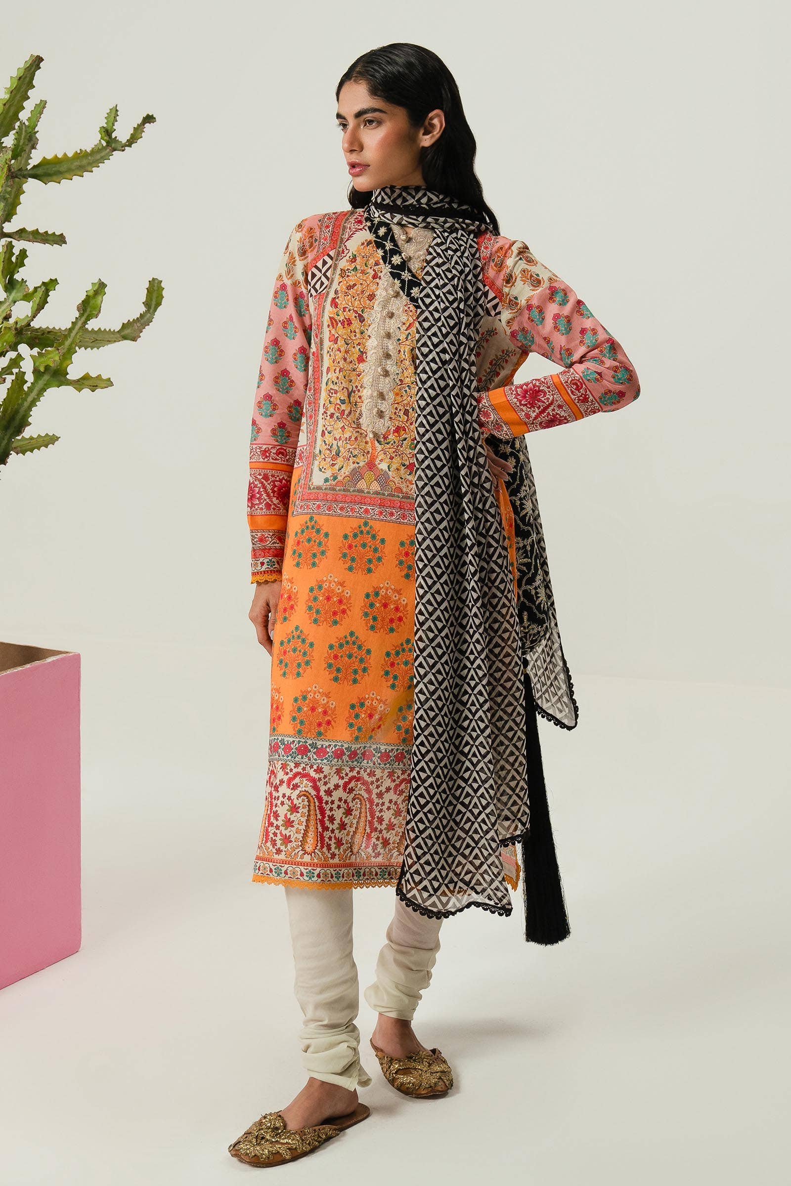 Sana Safinaz | Mahay Summer Lawn 24 | S-25 - House Of Anaya