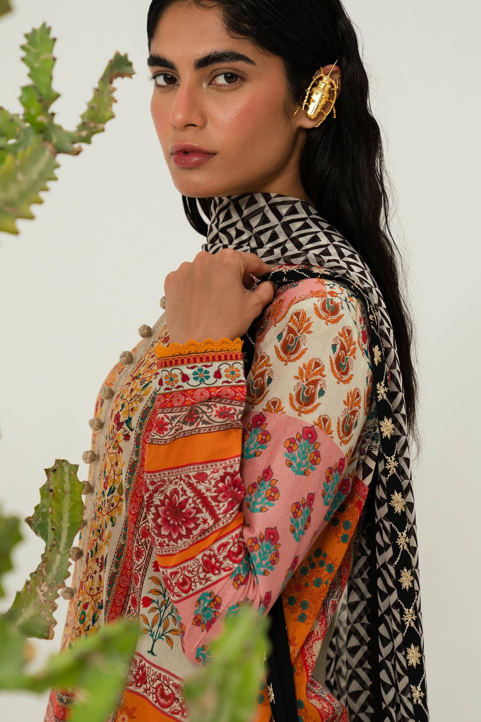 Sana Safinaz | Mahay Summer Lawn 24 | S-25 - House Of Anaya