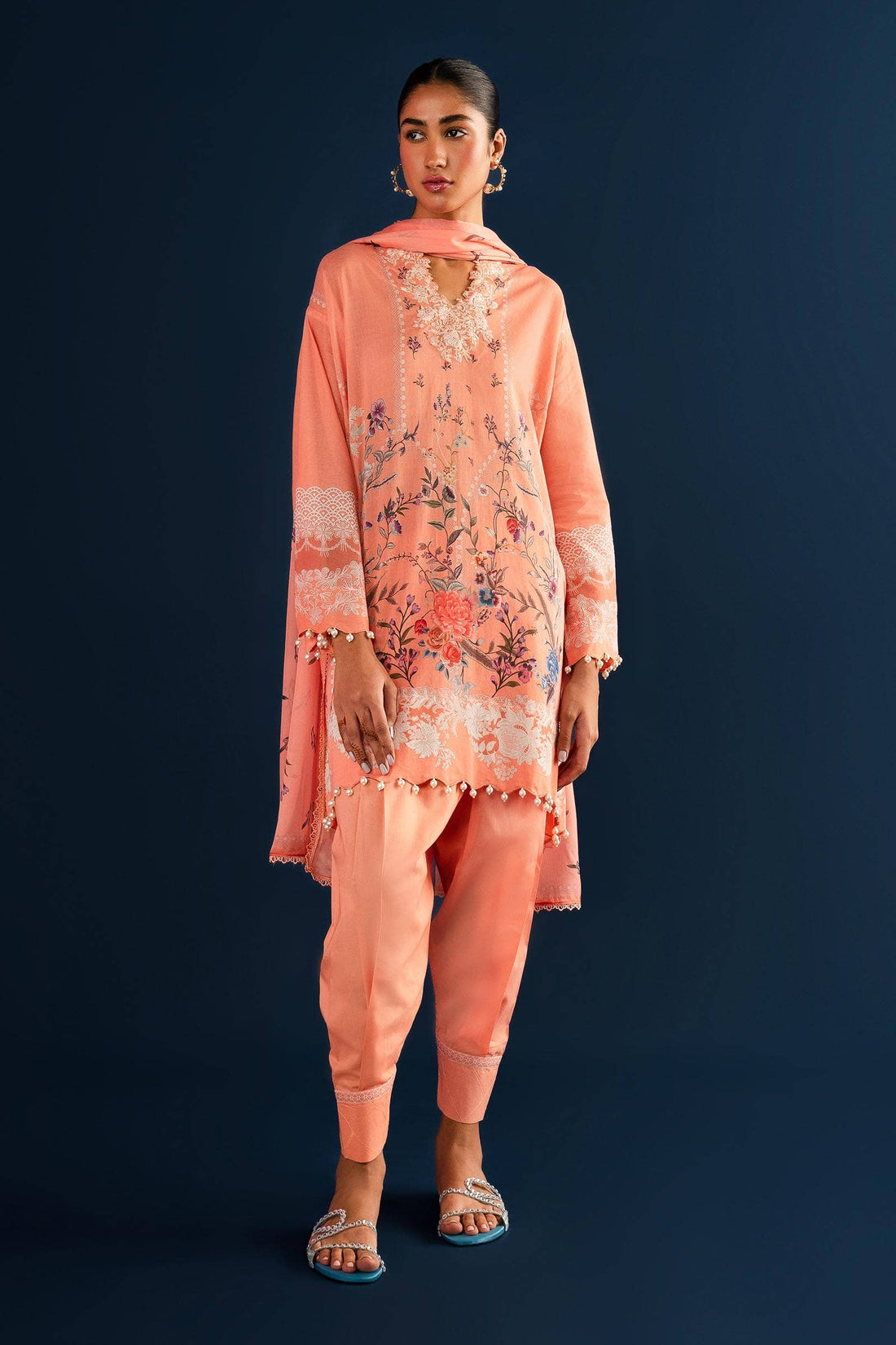 Sana Safinaz | Mahay Summer Lawn 24 | S-24 - House Of Anaya
