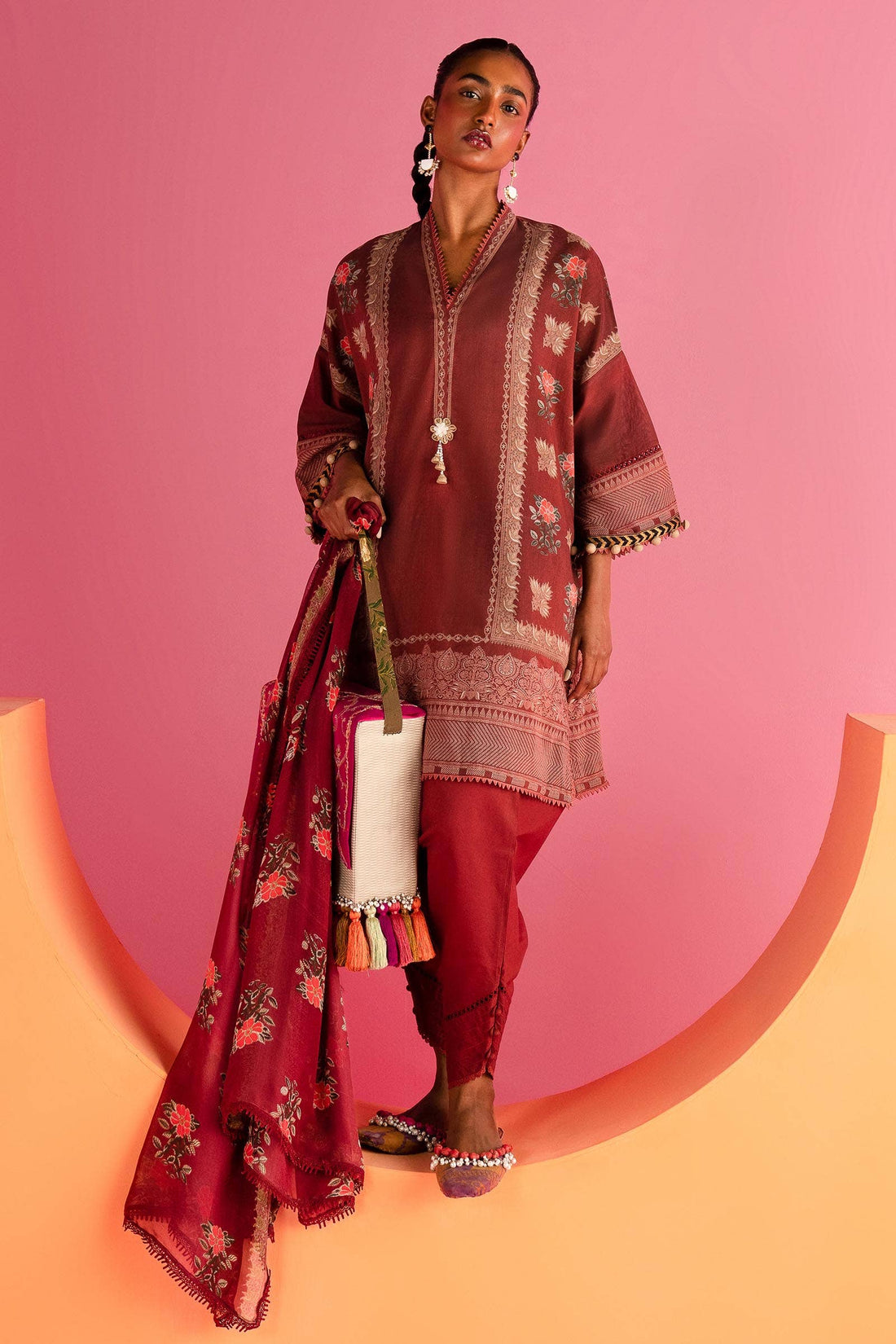 Sana Safinaz | Mahay Summer Lawn 24 | S-22 - House Of Anaya