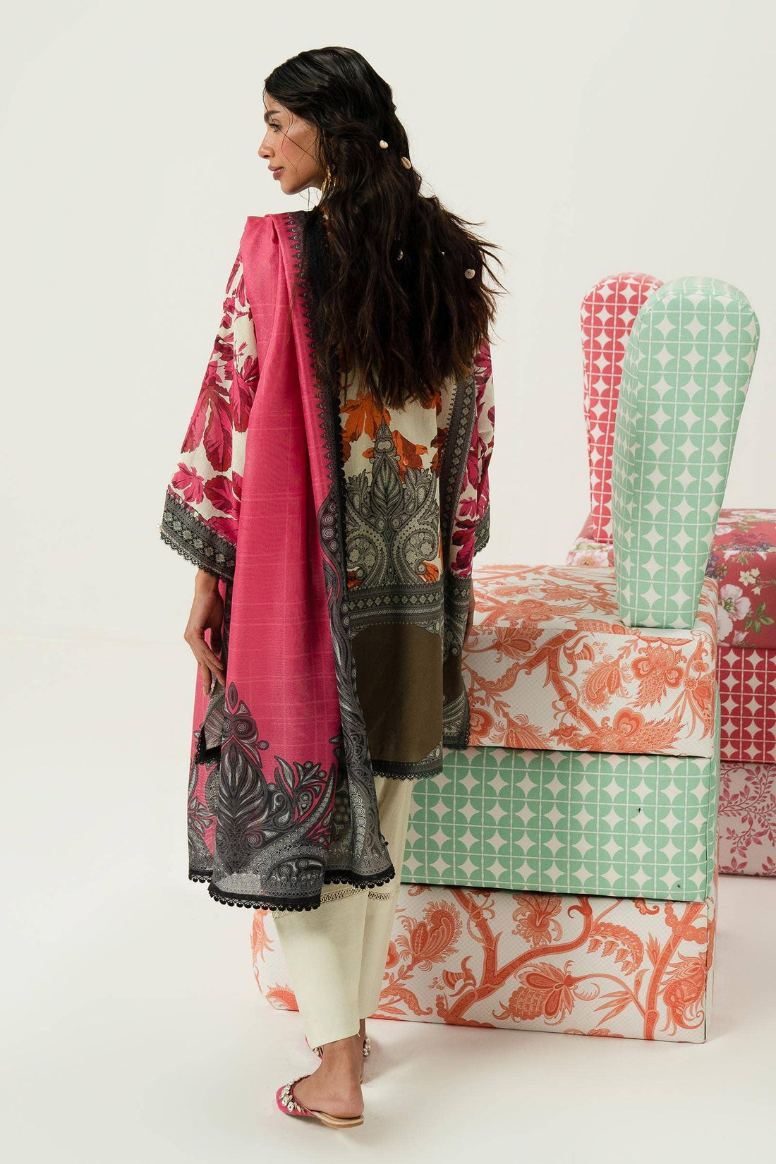 Sana Safinaz | Mahay Summer Lawn 24 | S-10 - House Of Anaya