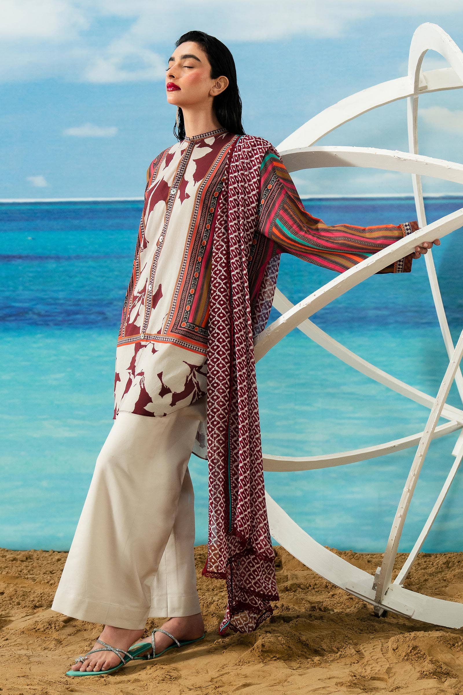 Sana Safinaz | Mahay Summer Lawn 24 | S-06 - House Of Anaya