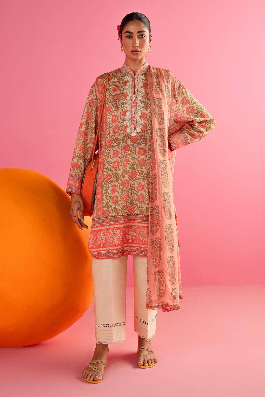 Sana Safinaz | Mahay Summer Lawn 24 | S-04 - House Of Anaya