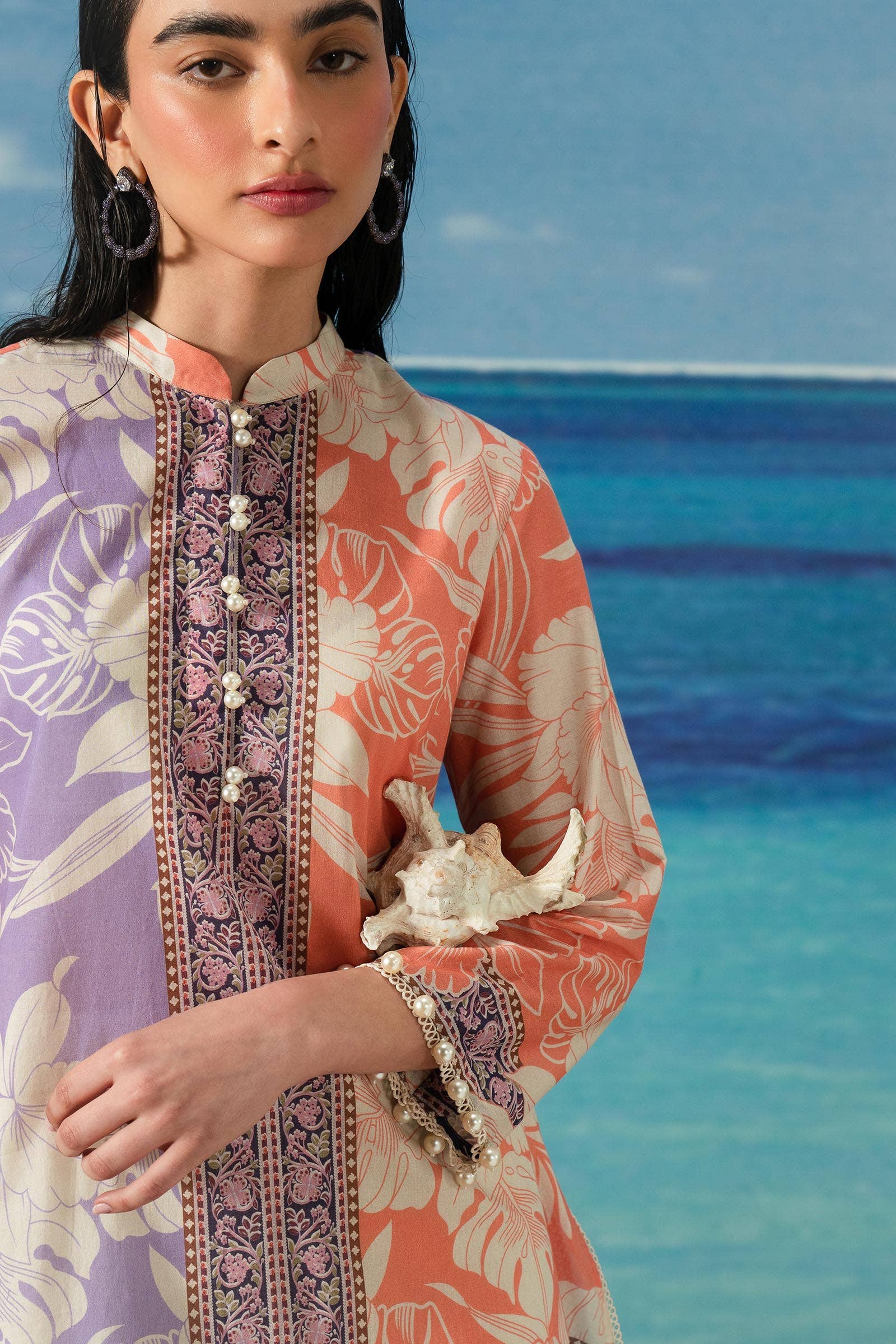 Sana Safinaz | Mahay Summer Lawn 24 | S-01 - House Of Anaya