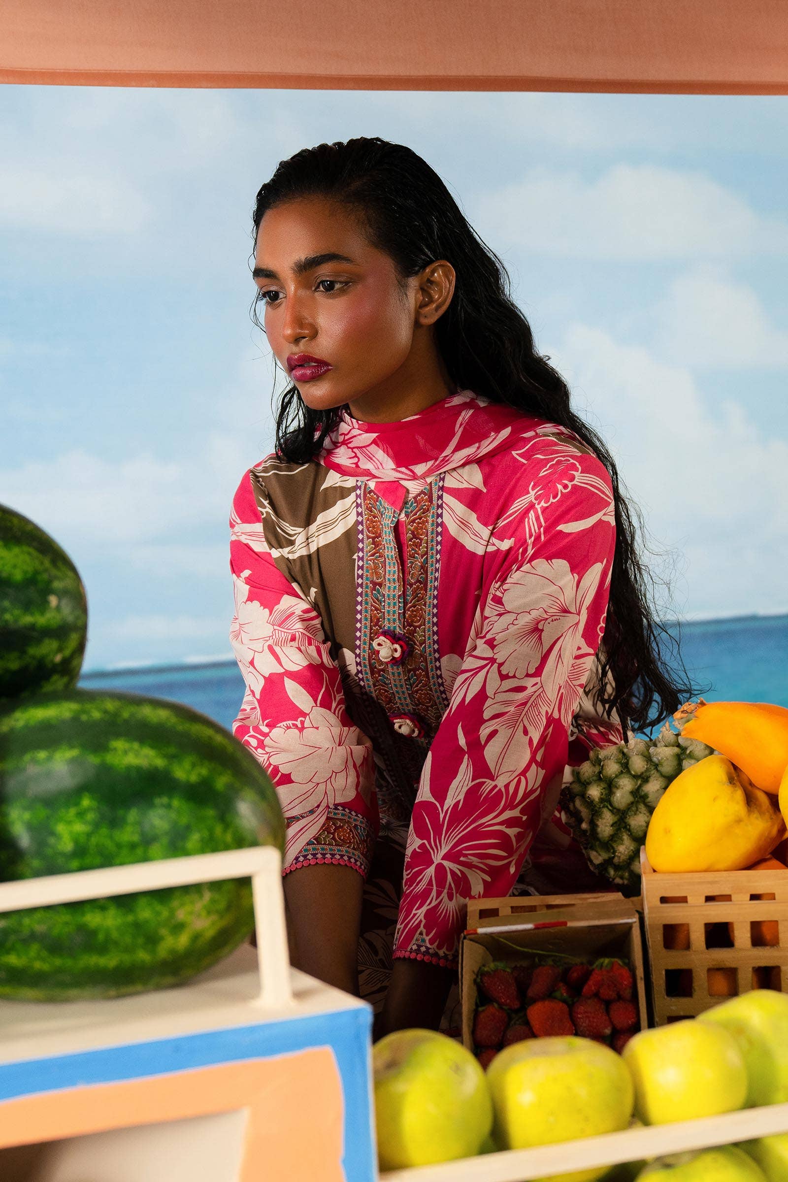 Sana Safinaz | Mahay Summer Lawn 24 | S-01 - House Of Anaya