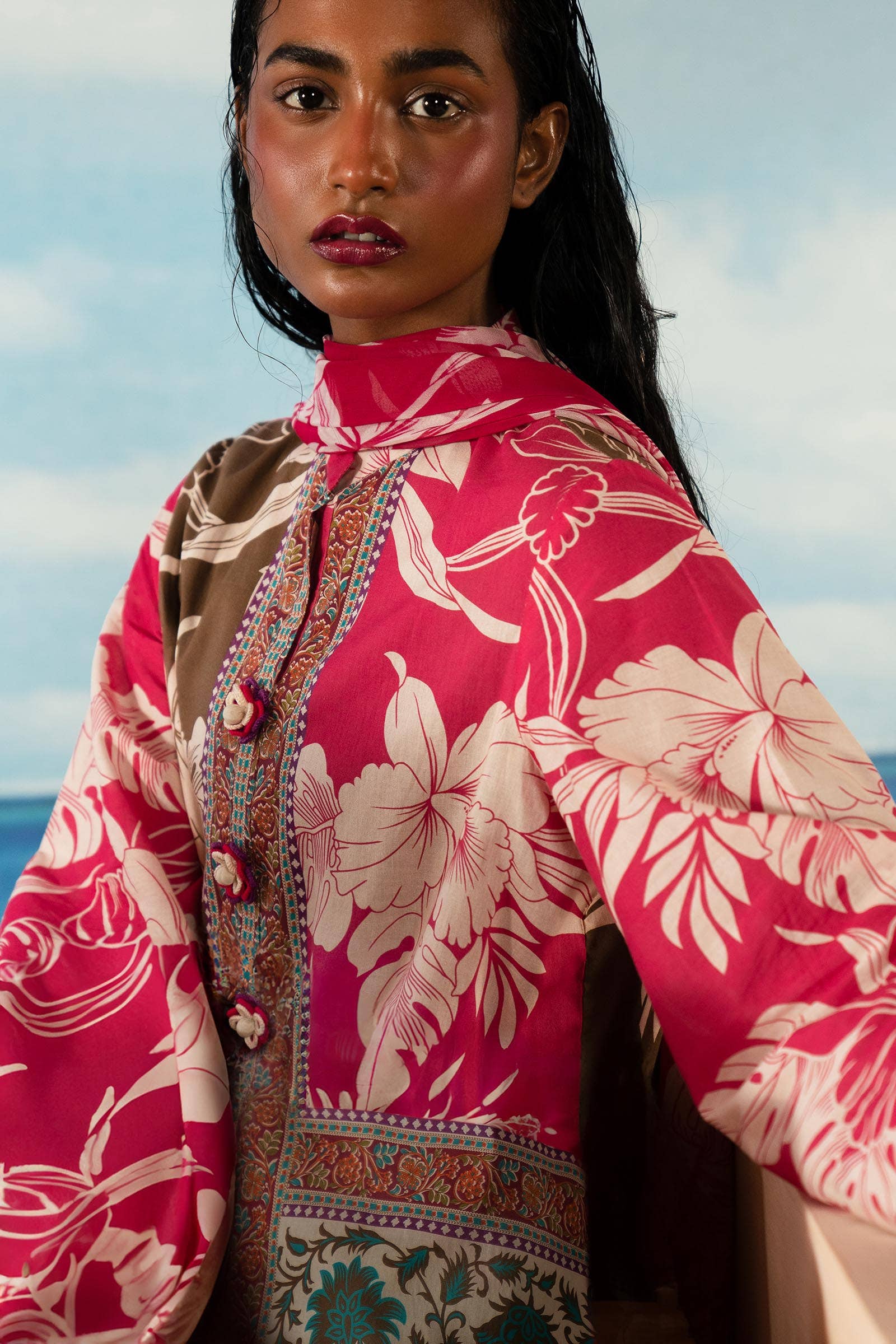 Sana Safinaz | Mahay Summer Lawn 24 | S-01 - House Of Anaya