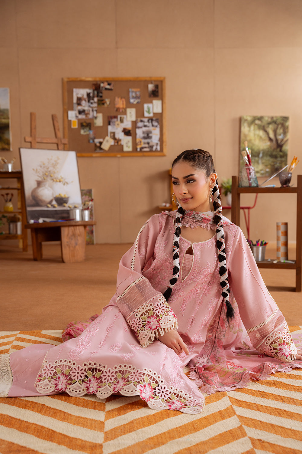 Saira Rizwan | Laanem Summer Lawn 25 | LEYLA-B-SRL25-04