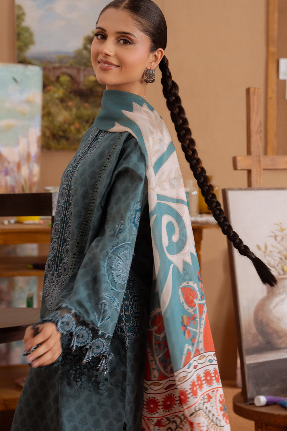 Saira Rizwan | Laanem Summer Lawn 25 | SEREN-B-SRL25-08